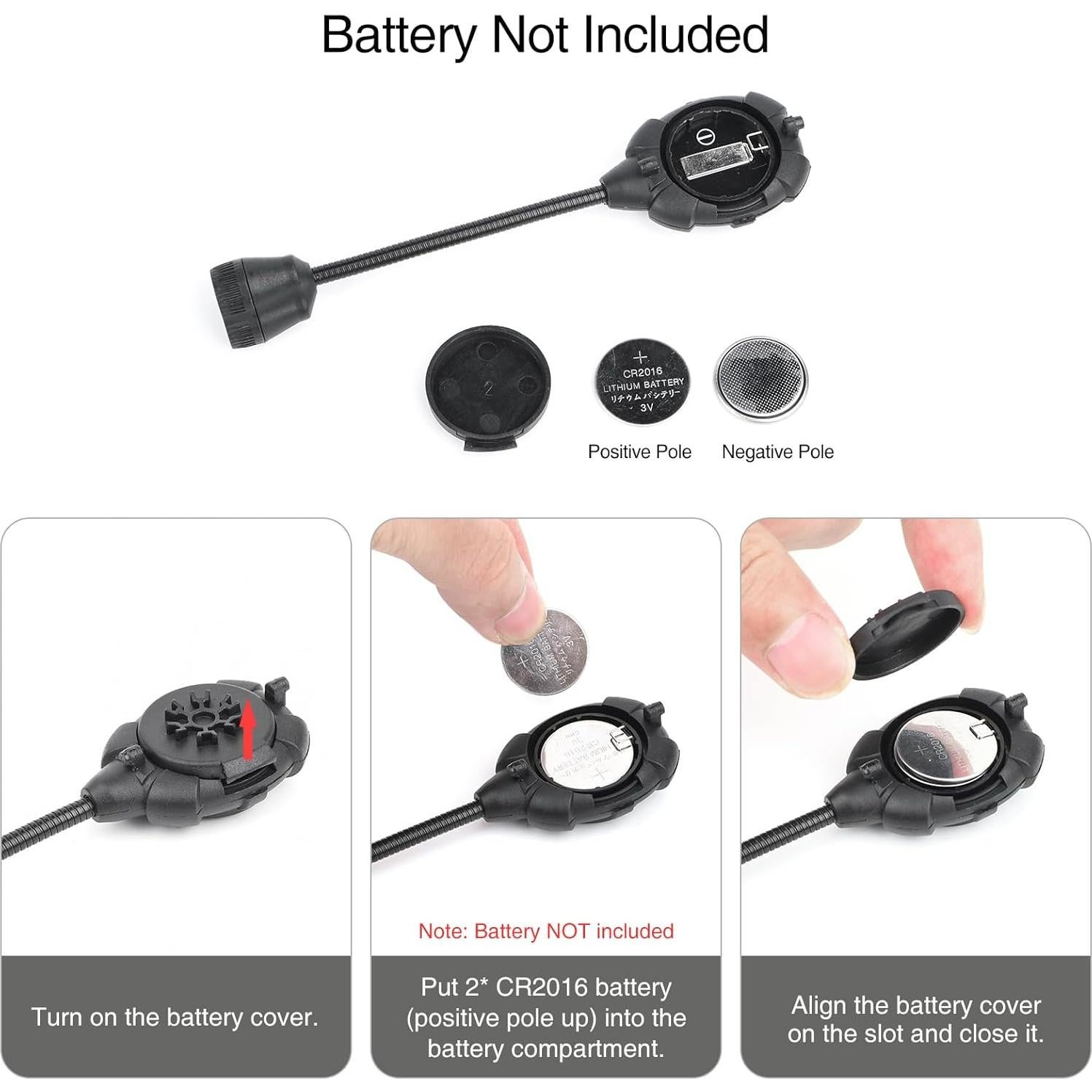 Luz Táctica para Casco NECARL 3 en 1 LED IR Verde Blanco