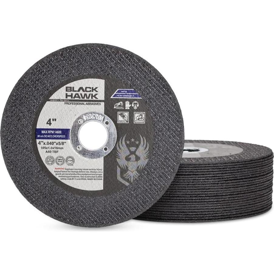 Ruedas de Corte BHA 4" x 1.02mm para Amoladoras - Paquete 25
