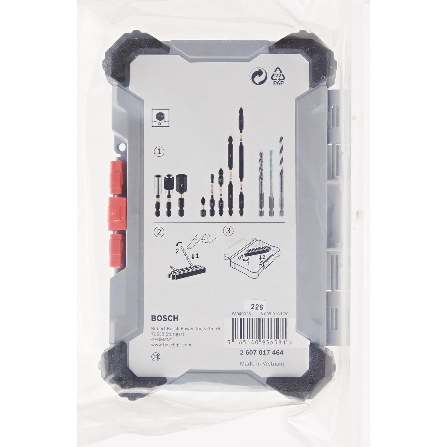 Set de Puntas de Destornillador Bosch Profesional 40 Piezas