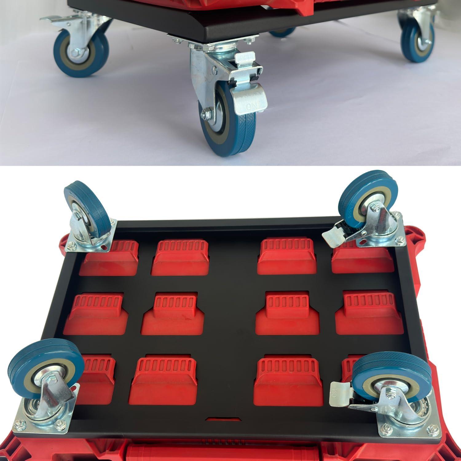 Carro de herramientas SZWJT-LV para Milwaukee Packout - Metal, 99.79 kg