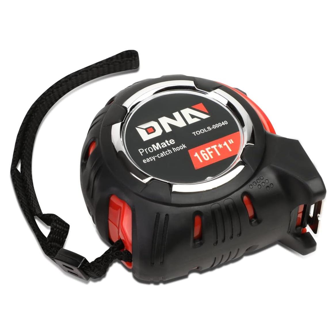 Cinta Métrica de Acero DNA Motoring 4.88 m con Bloqueo