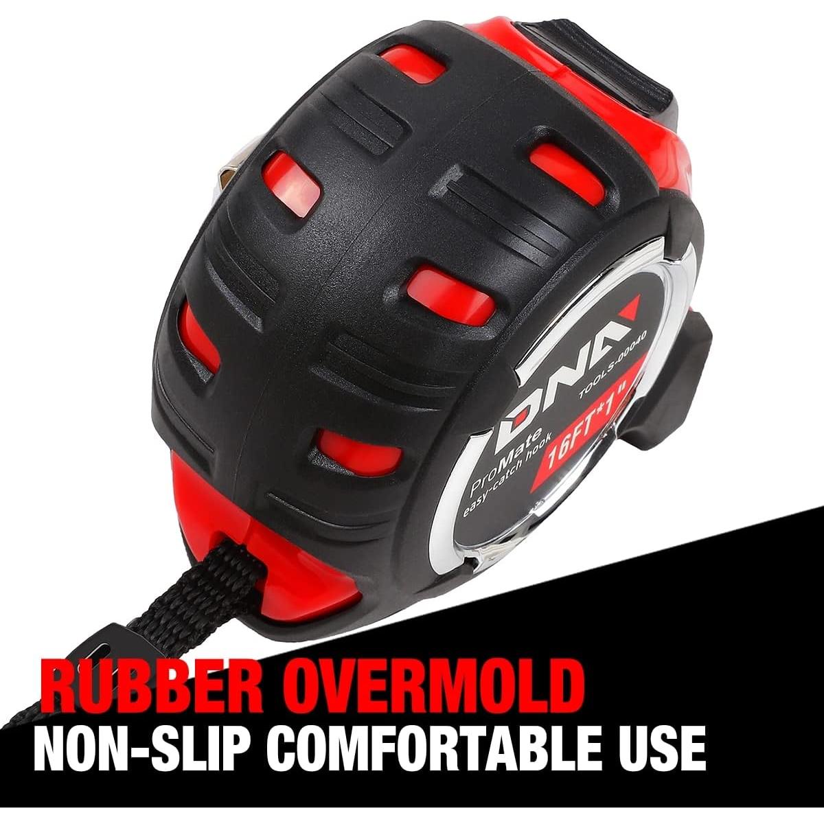 Cinta Métrica de Acero DNA Motoring 4.88 m con Bloqueo