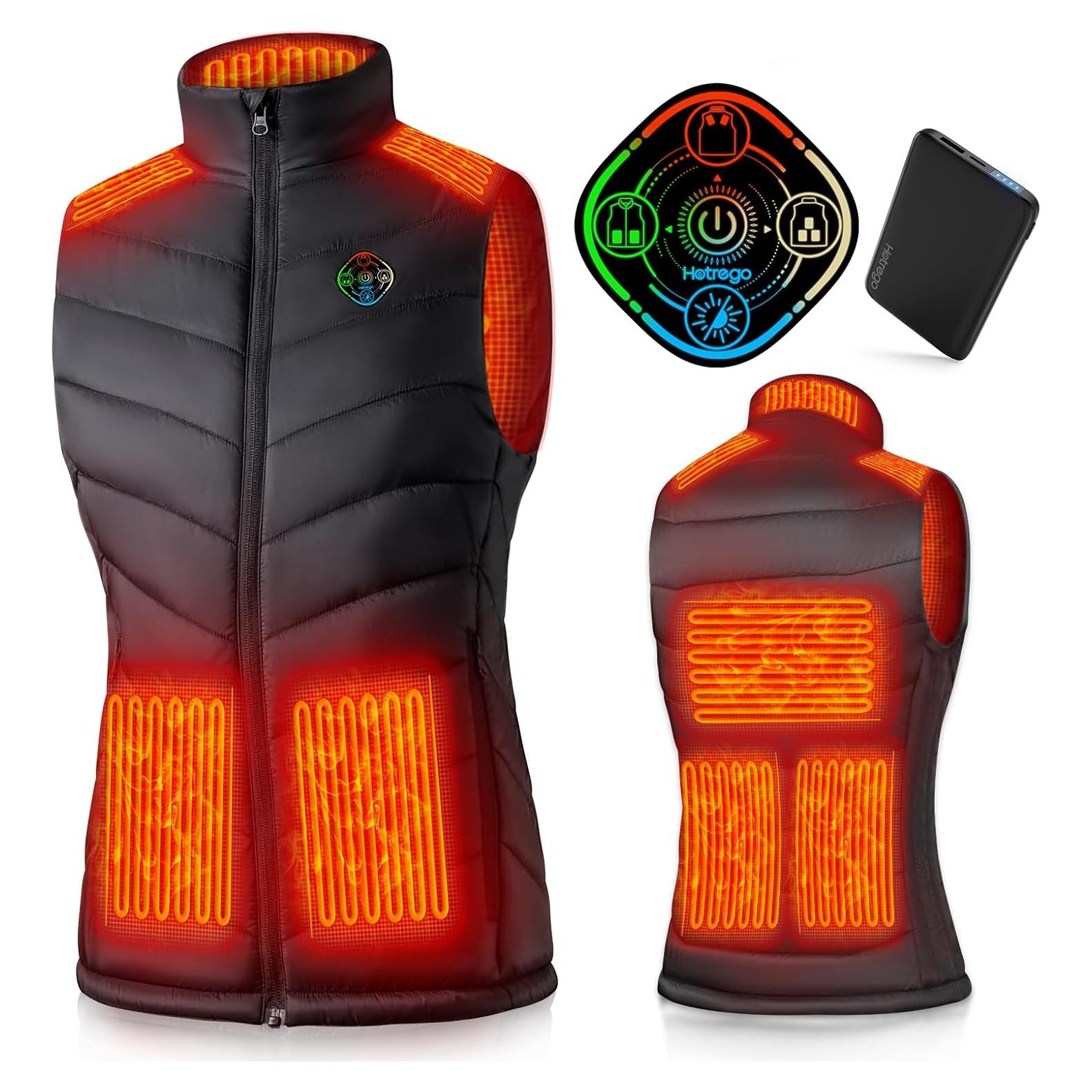 Chaleco Térmico Eléctrico Mujer NuanRong Controlador 3 Niveles