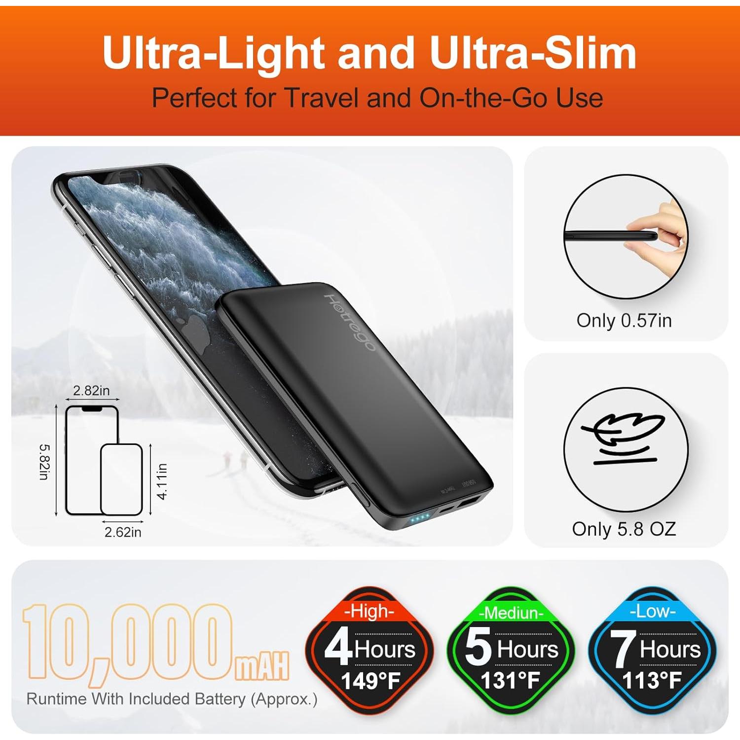 Chaleco Térmico Eléctrico Mujer NuanRong Controlador 3 Niveles