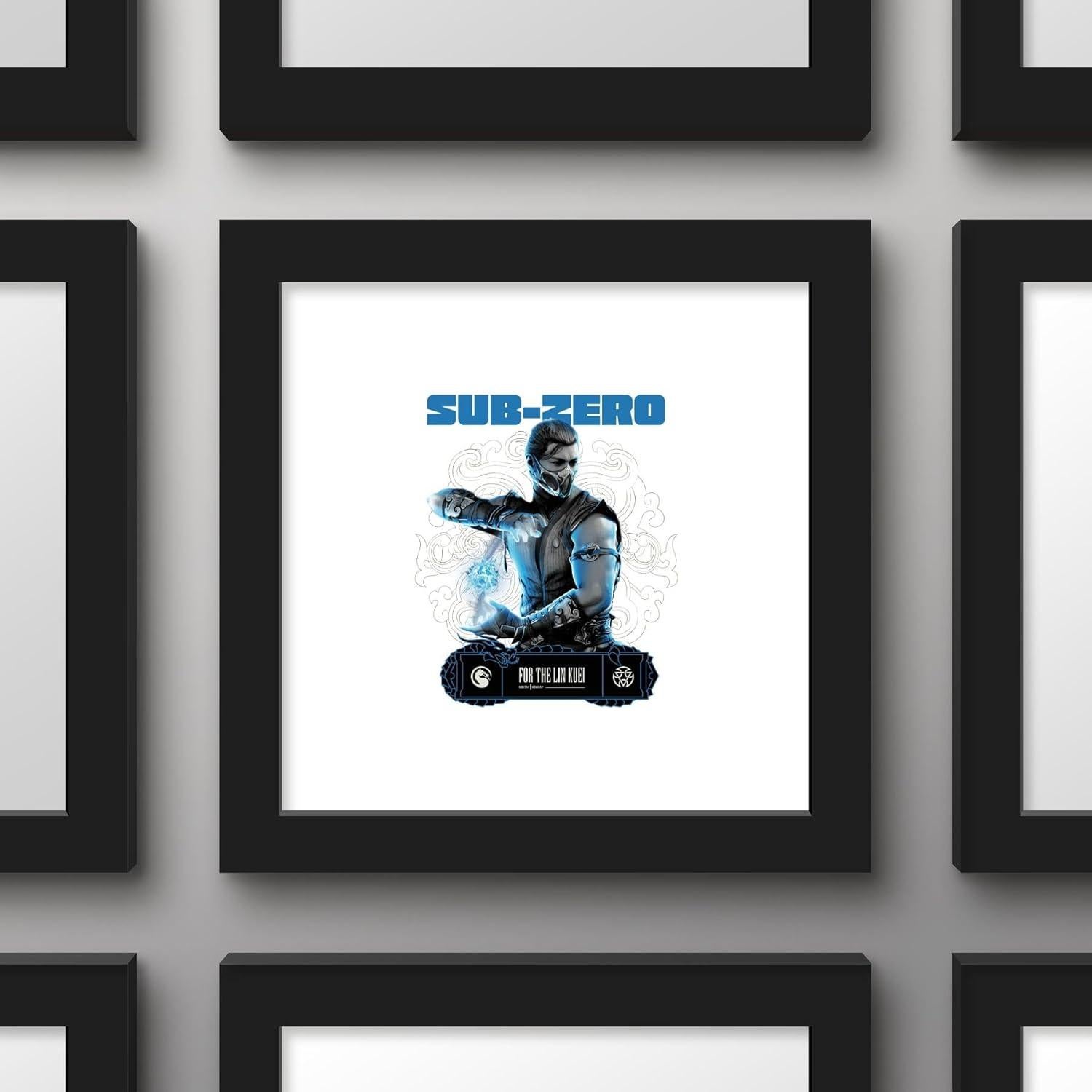 Arte de Pared Gallery Pops Mortal Kombat Sub-Zero 30.5x30.5cm