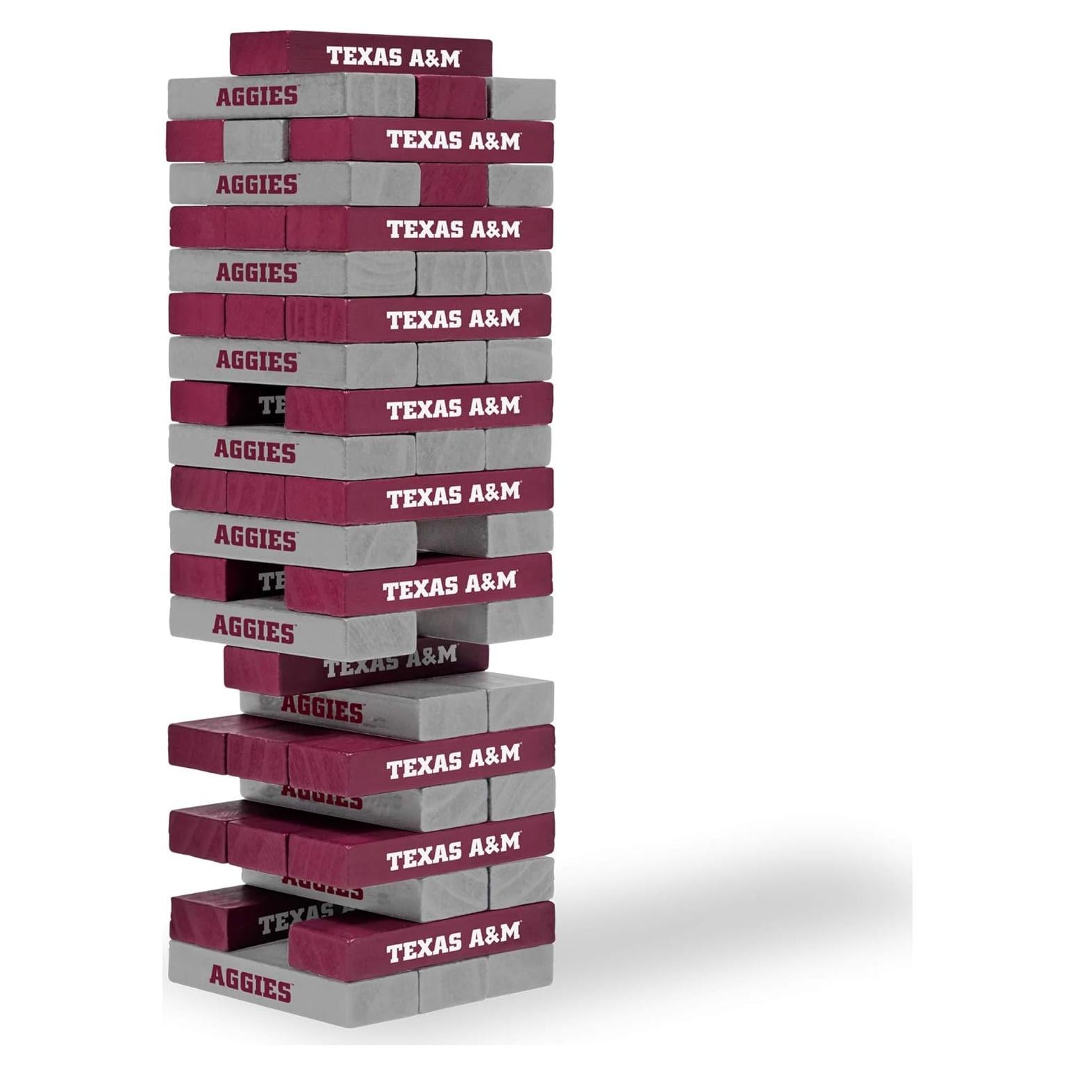 Juego de Bloques Apilables Wild Sports Texas A&M 54 Piezas