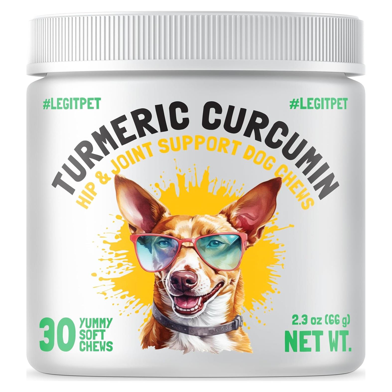 Suplemento de Cúrcuma LEGITPET para Perros - 30 Masticables