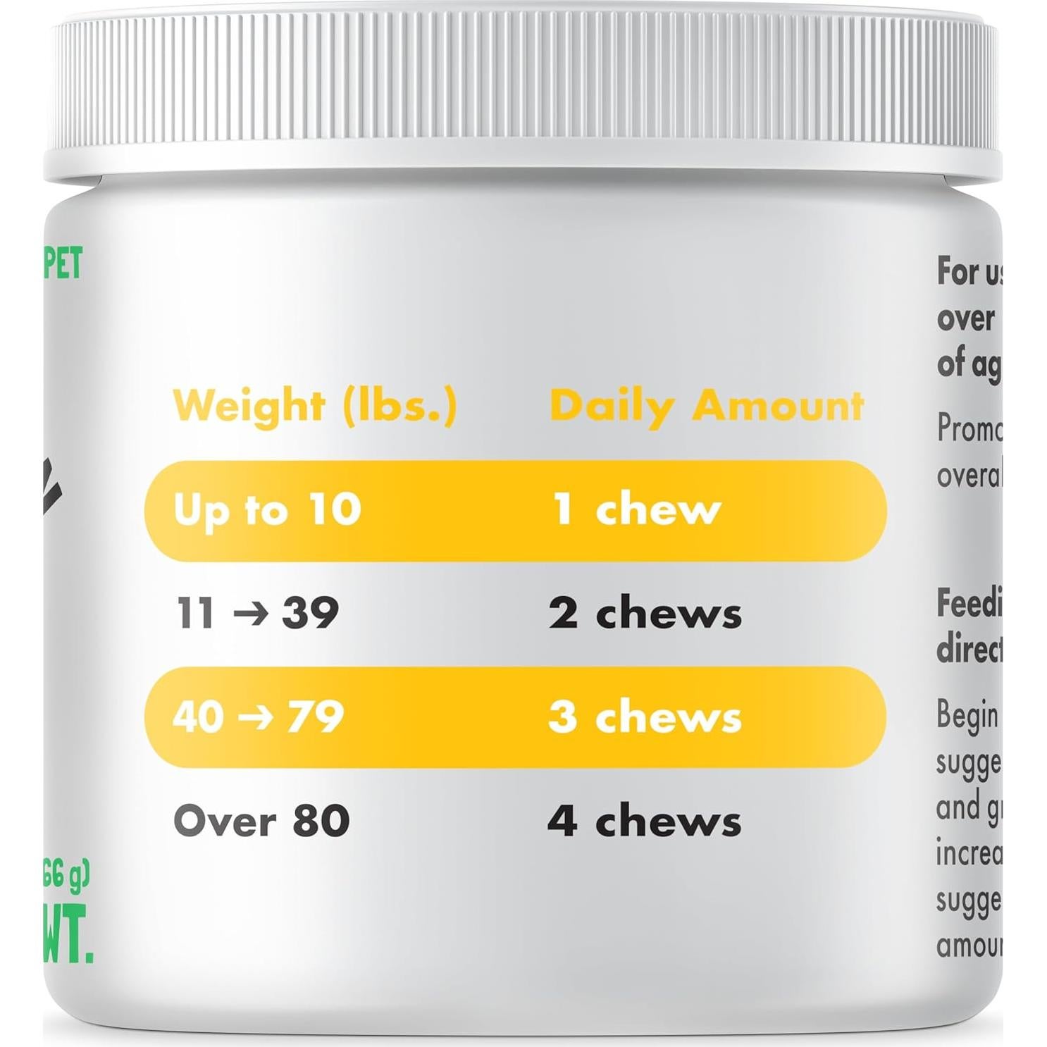 Suplemento de Cúrcuma LEGITPET para Perros - 30 Masticables