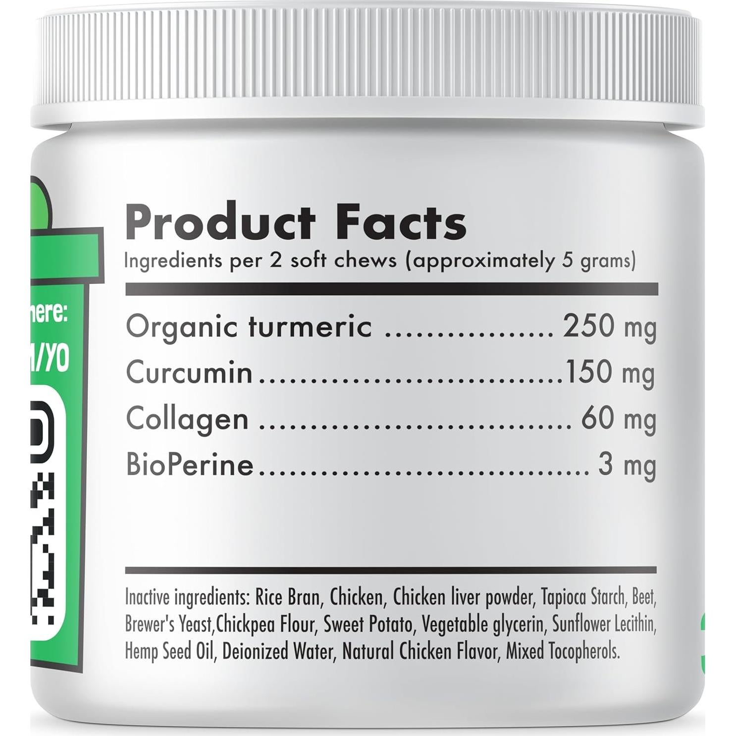 Suplemento de Cúrcuma LEGITPET para Perros - 30 Masticables
