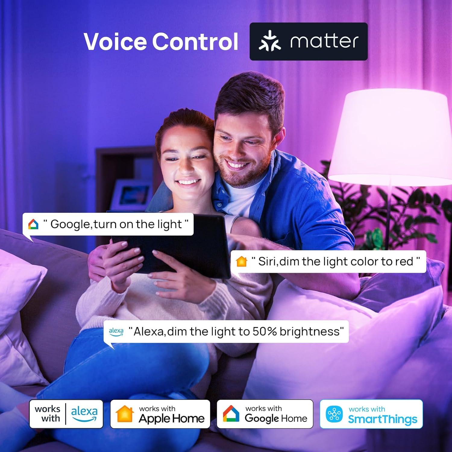 Bombilla Inteligente Consciot A19 E26 WiFi Bluetooth 9W RGBTW