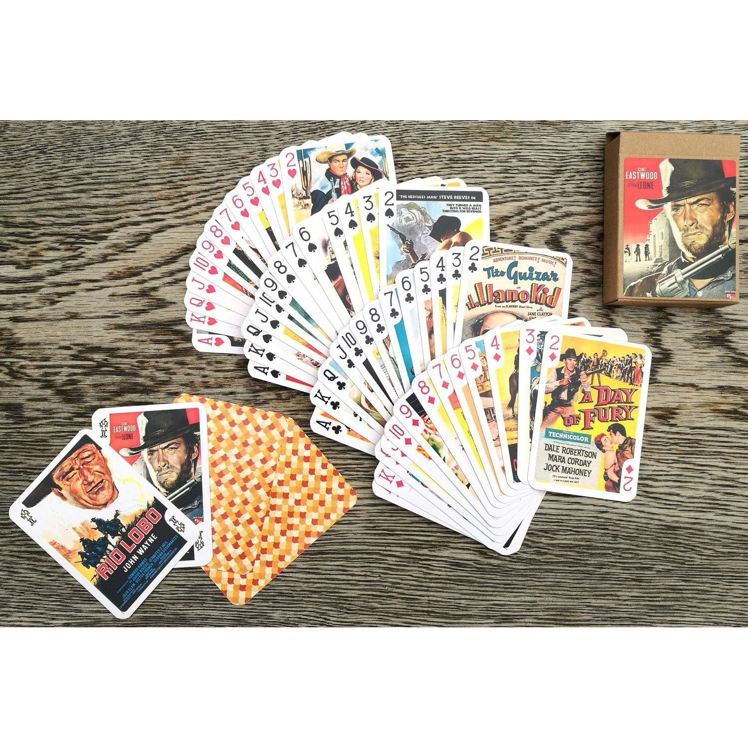 Baraja de Póker Vintage Spaghetti Western FlonzGift 54 Cartas