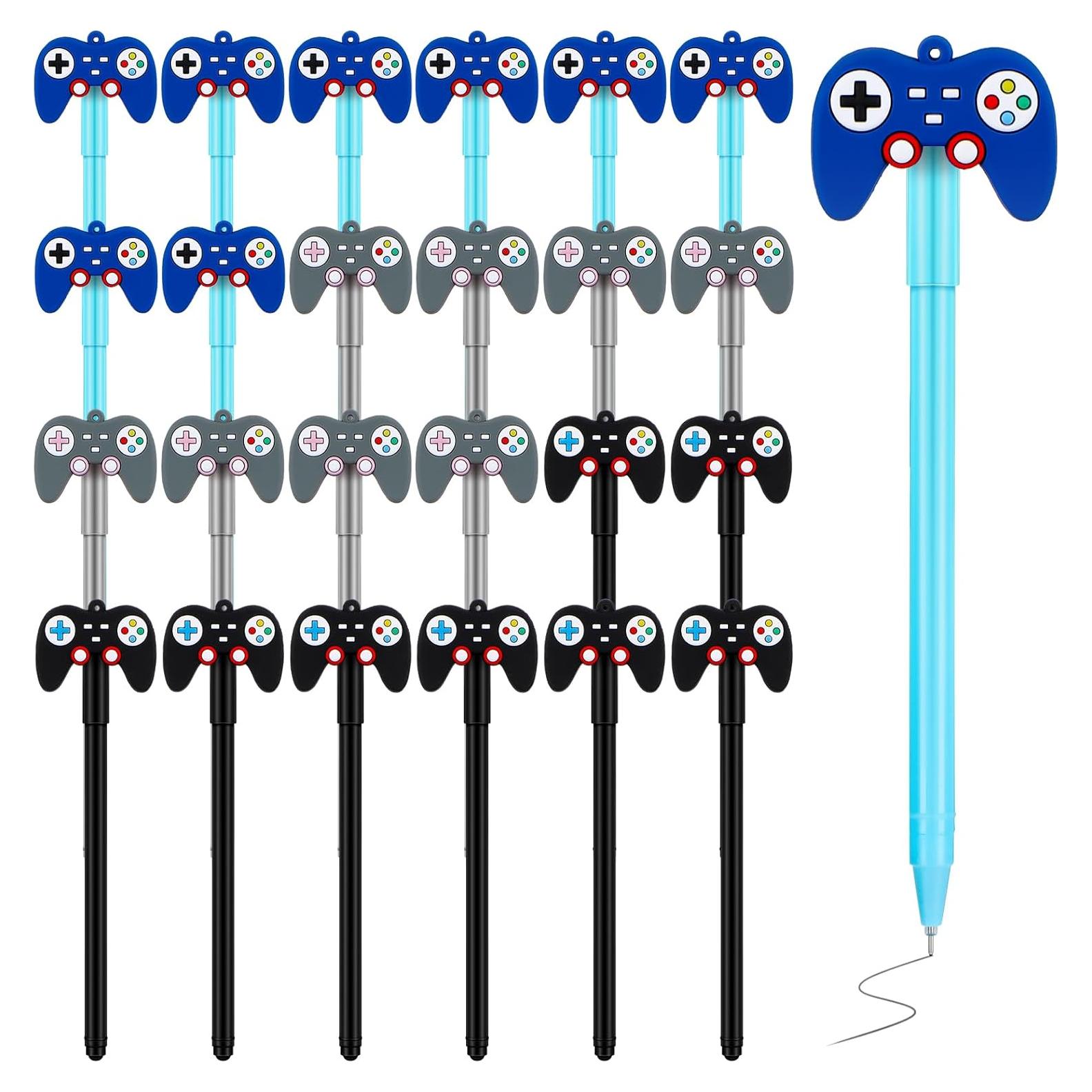 Bolígrafos de Videojuegos Tinlade - 24 Pcs, 16 cm, 3 Colores