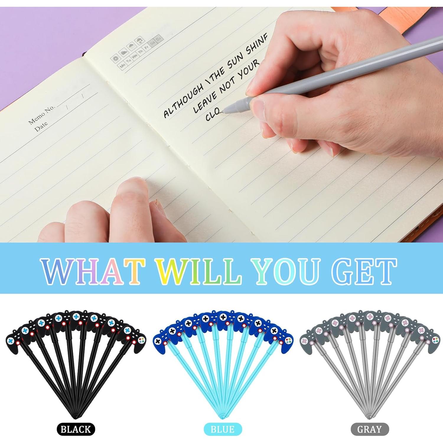 Bolígrafos de Videojuegos Tinlade - 24 Pcs, 16 cm, 3 Colores