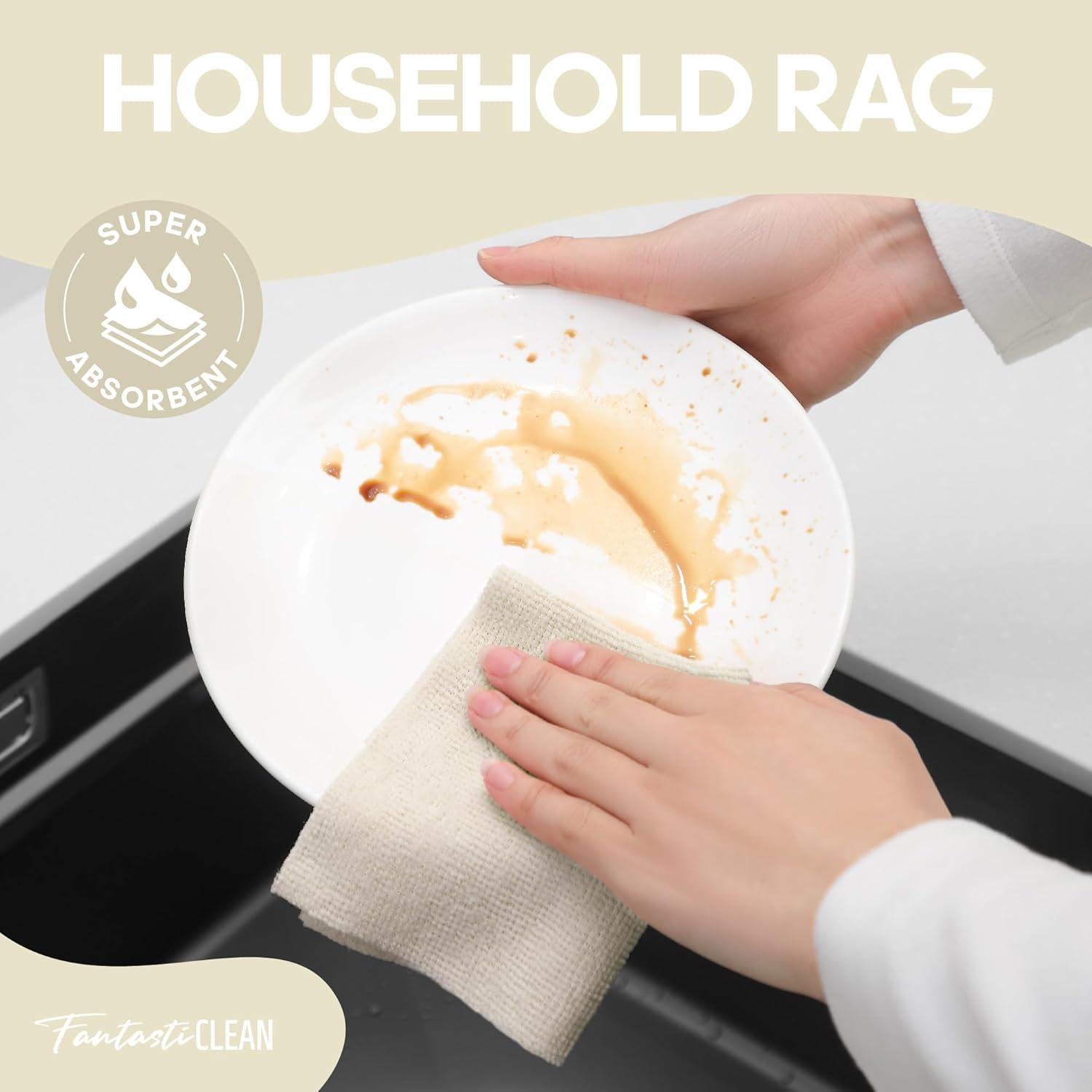 Paño de Microfibra Fantasticlean 120 Unidades 20.32x20.32cm