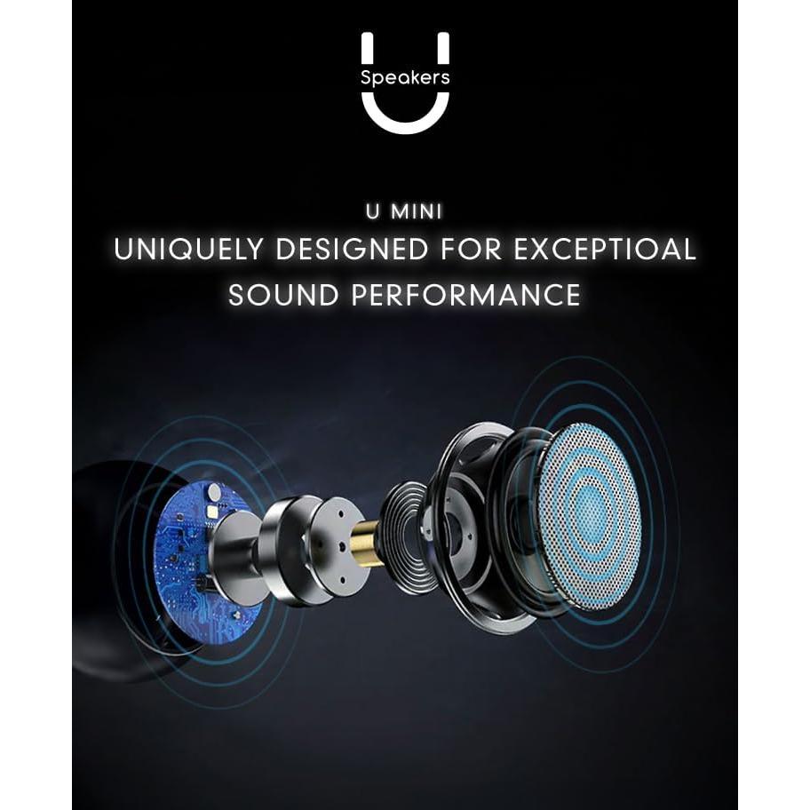 Altavoz portátil Bluetooth 5.0 Fashionit U Mini Negro