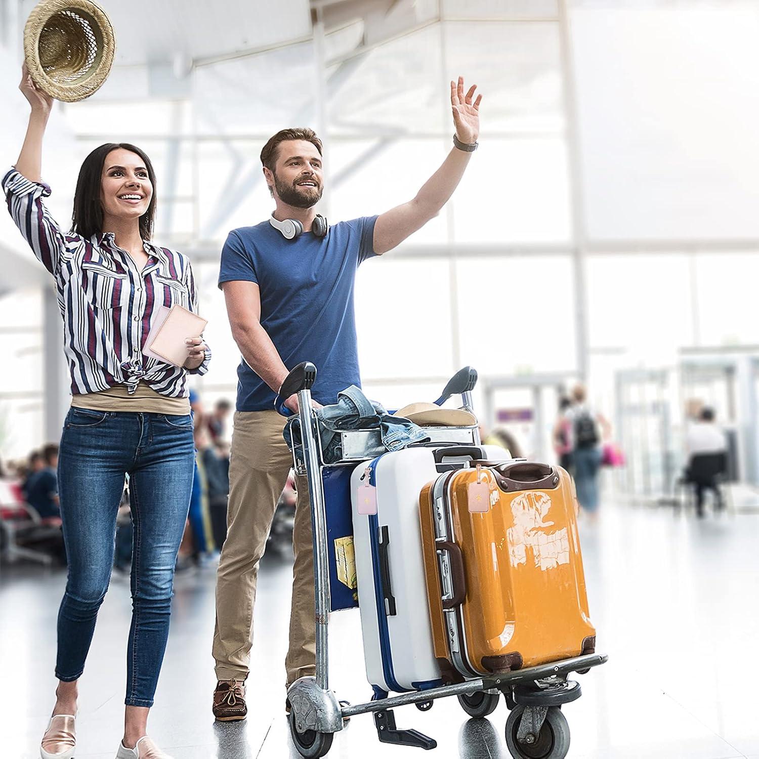 Set de Fundas de Pasaporte y Etiquetas Weewooday - Púrpura/Rosa