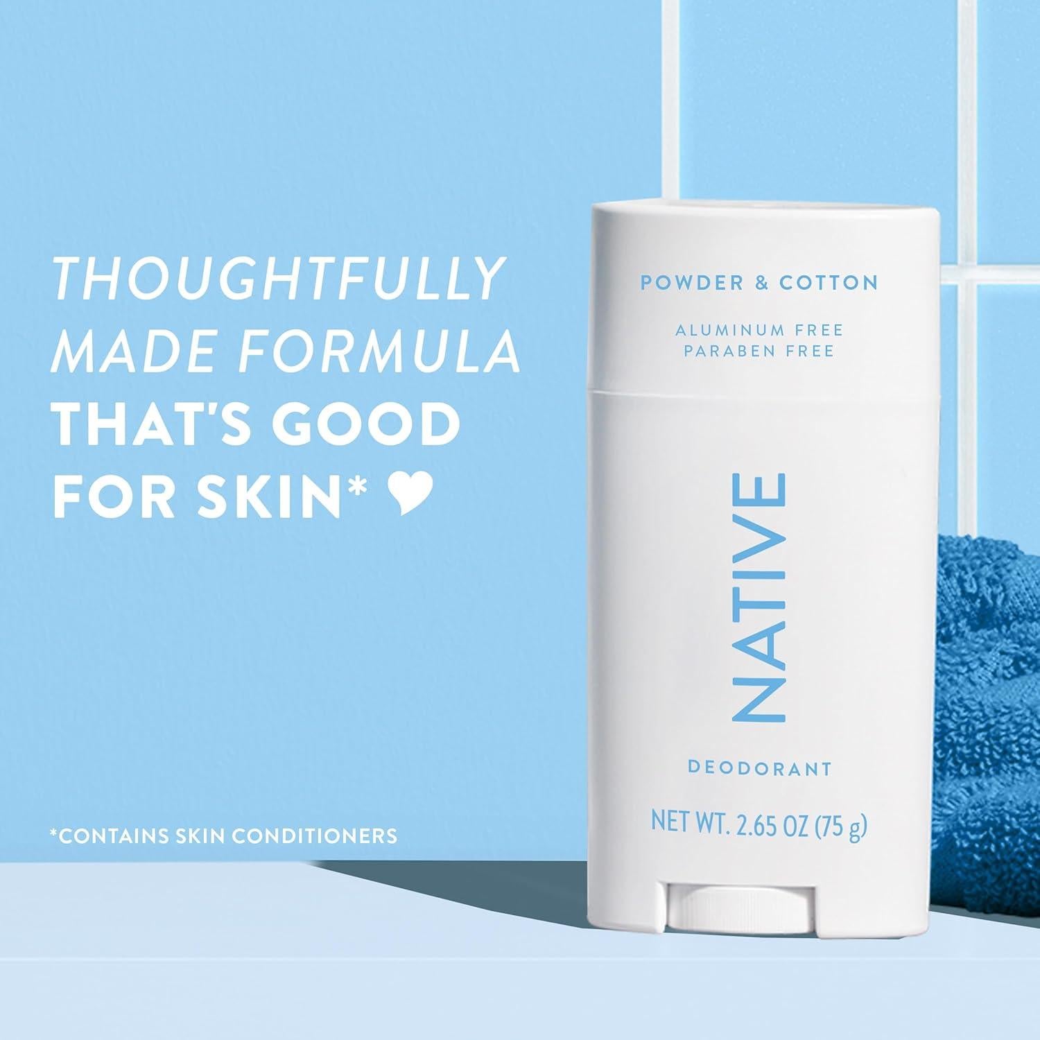 Desodorante Natural Nativo para Hombres 108g - Libre de Aluminio