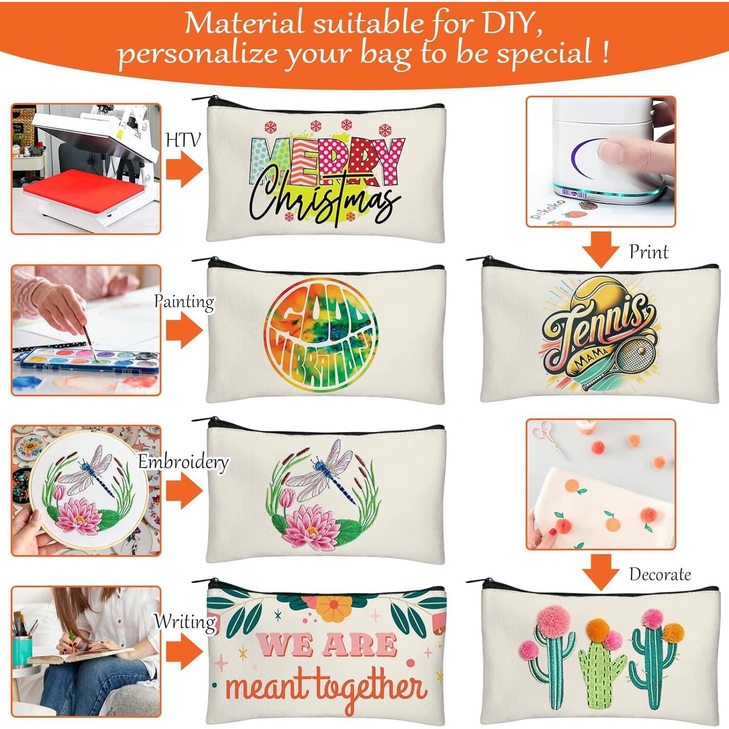 Estuche de Lápiz de Lienzo Legigo 10 Unidades 21x13 cm