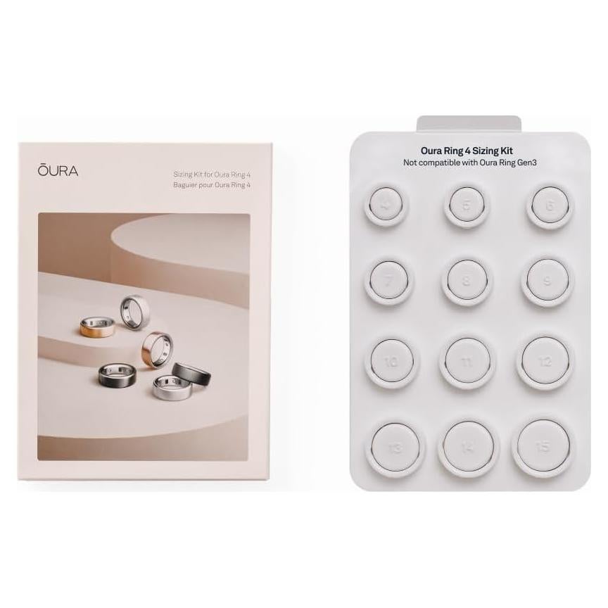 Kit de Tamaño Oura Ring 4 - Ajuste Ideal y Crédito