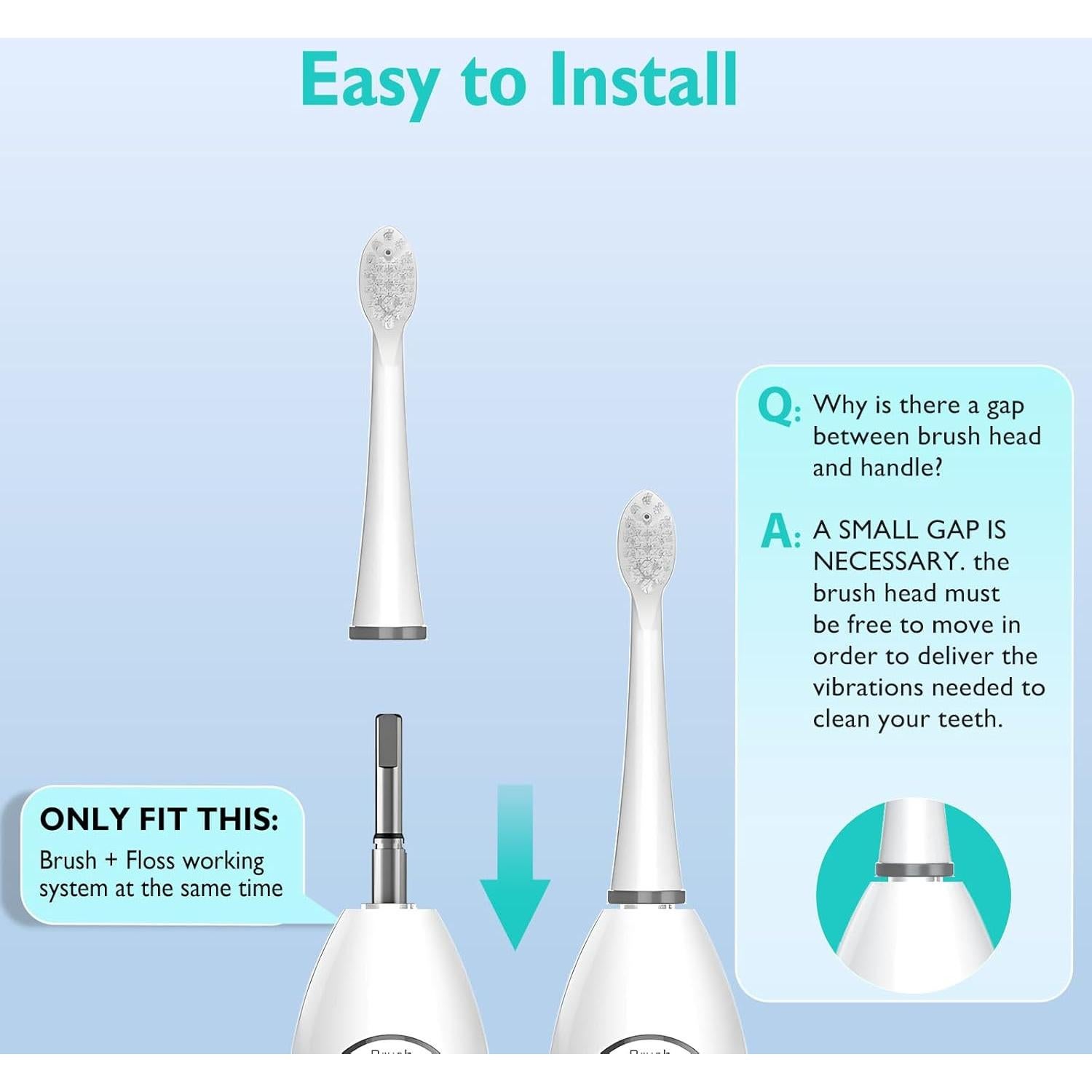 Cabezas de cepillo de repuesto Waterpik Sonic Fusion 3 unidades