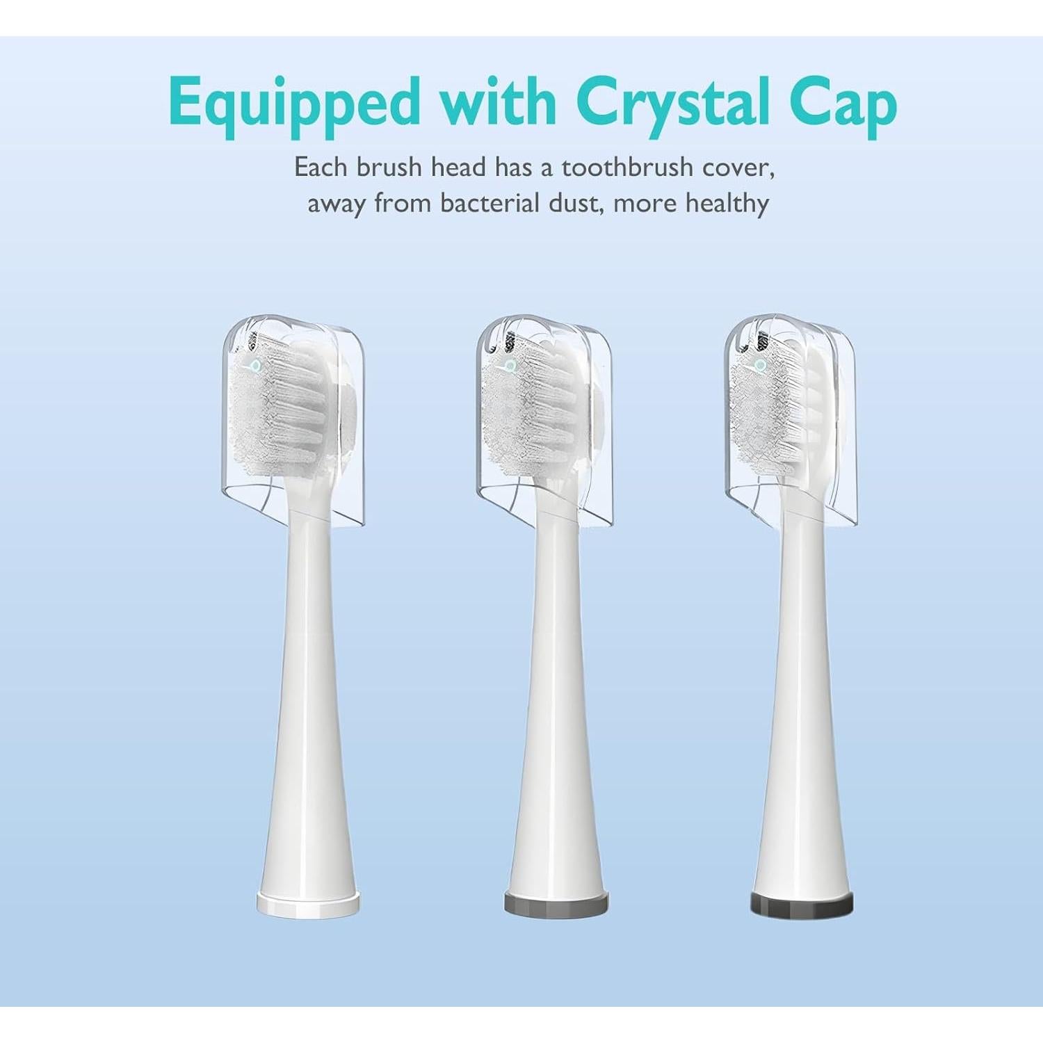 Cabezas de cepillo de repuesto Waterpik Sonic Fusion 3 unidades