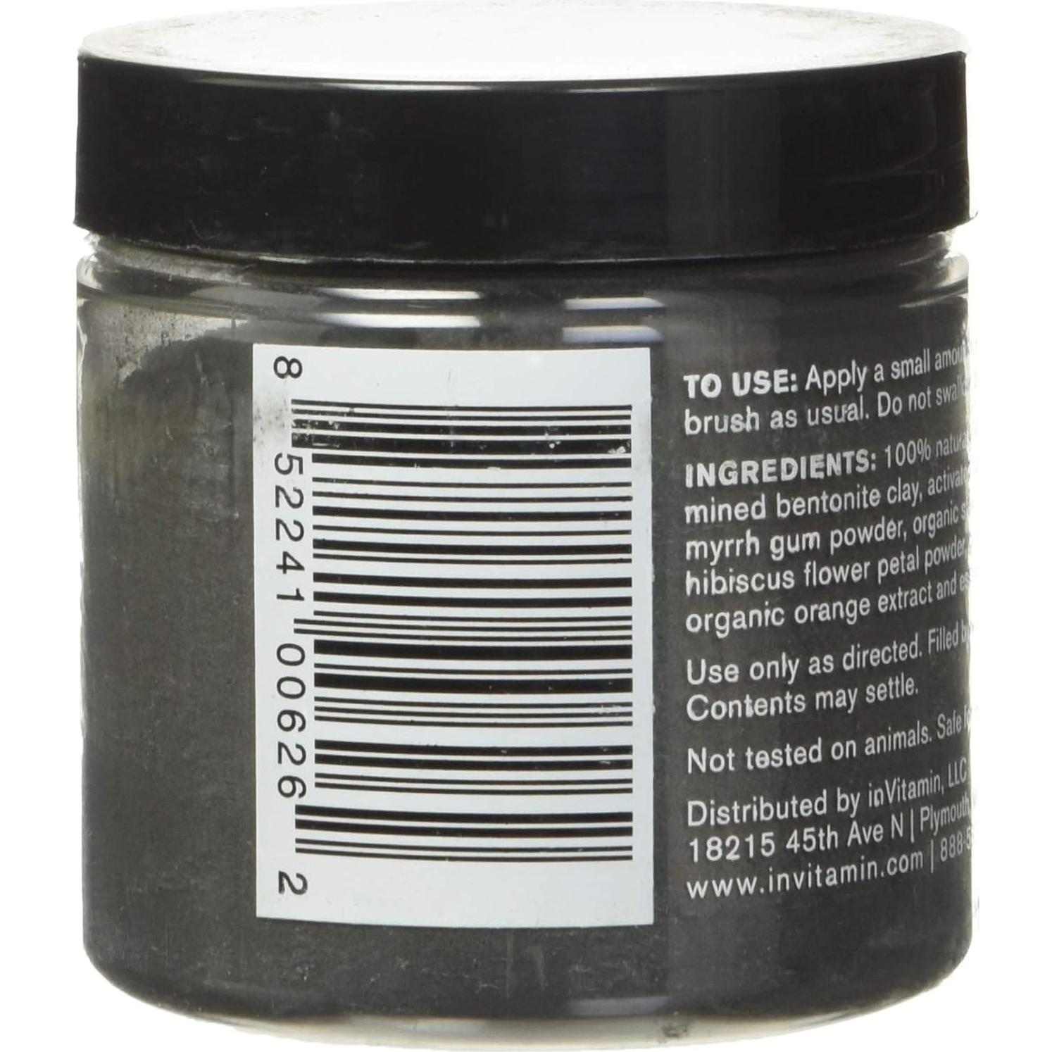 Polvo Dental Blanqueador beMndful 77g Carbón Activado Natural