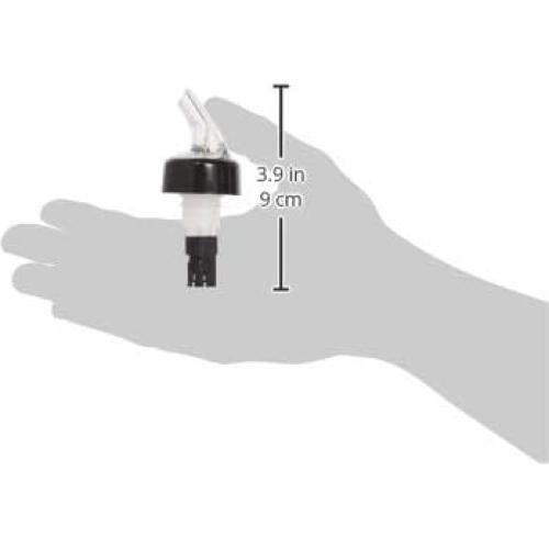 Vertedor Medido de Licor Verdadero 1/2 Onza Plástico Negro