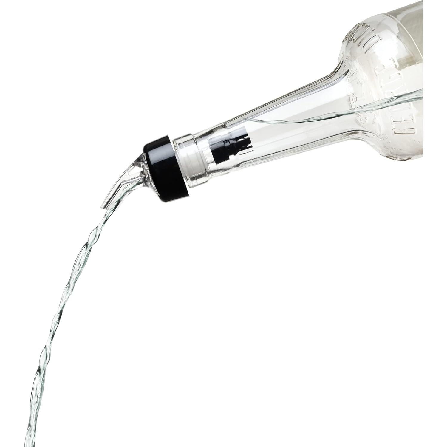 Vertedor Medido de Licor Verdadero 1/2 Onza Plástico Negro