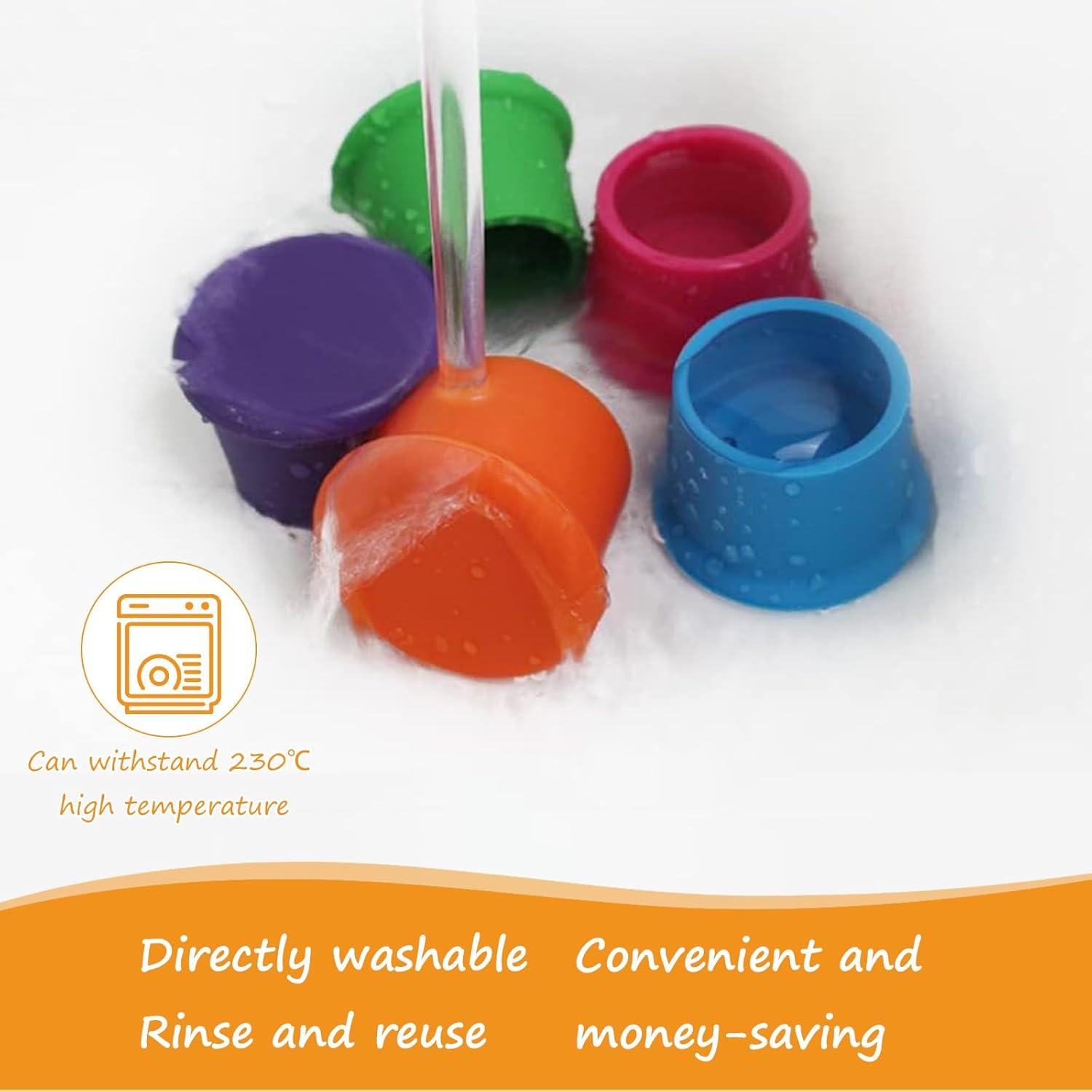 12 Tapones de Silicona para Vino DXMWWTP - 6 Colores