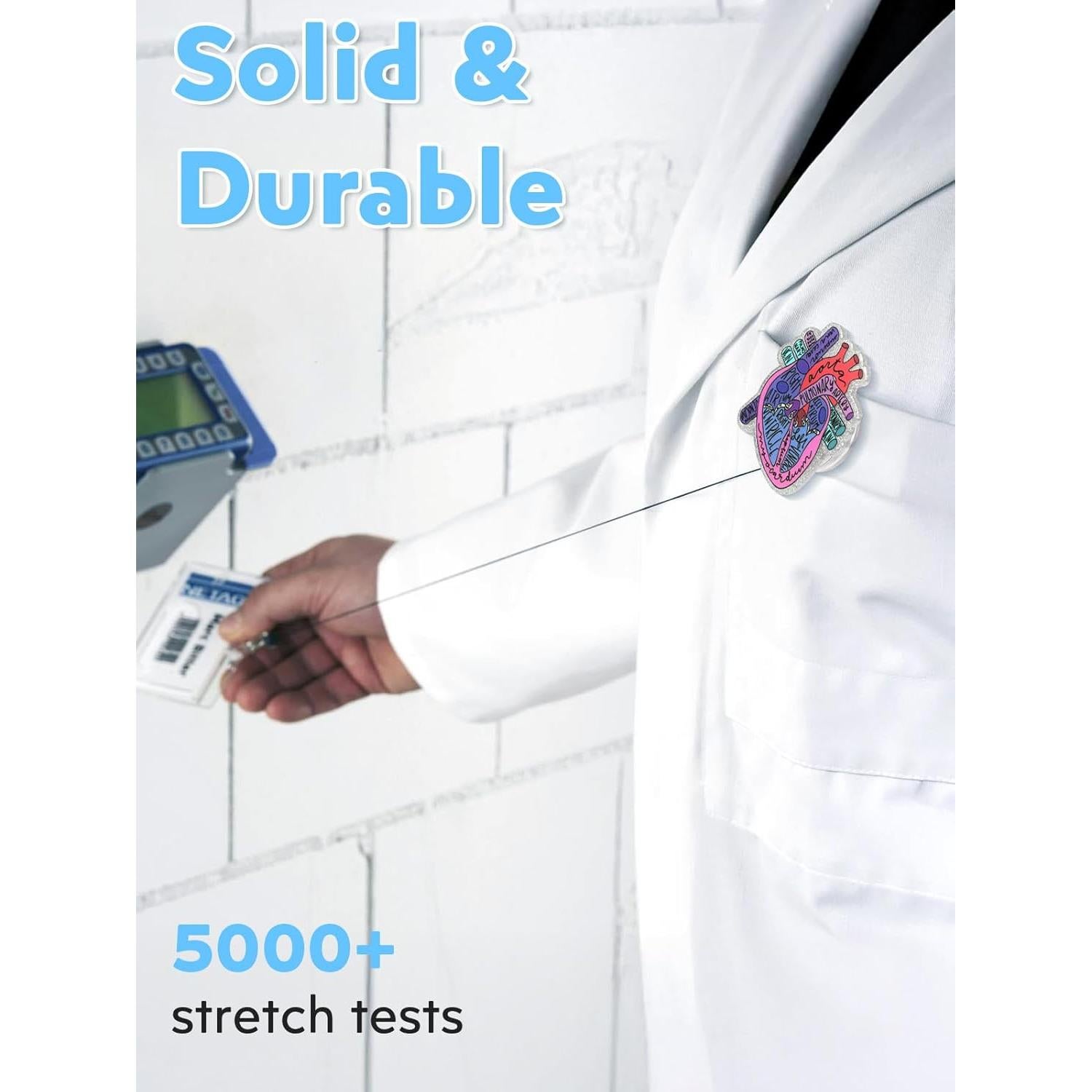 Carrete de Identificación Retráctil Zugzwang con Clip Cocodrilo