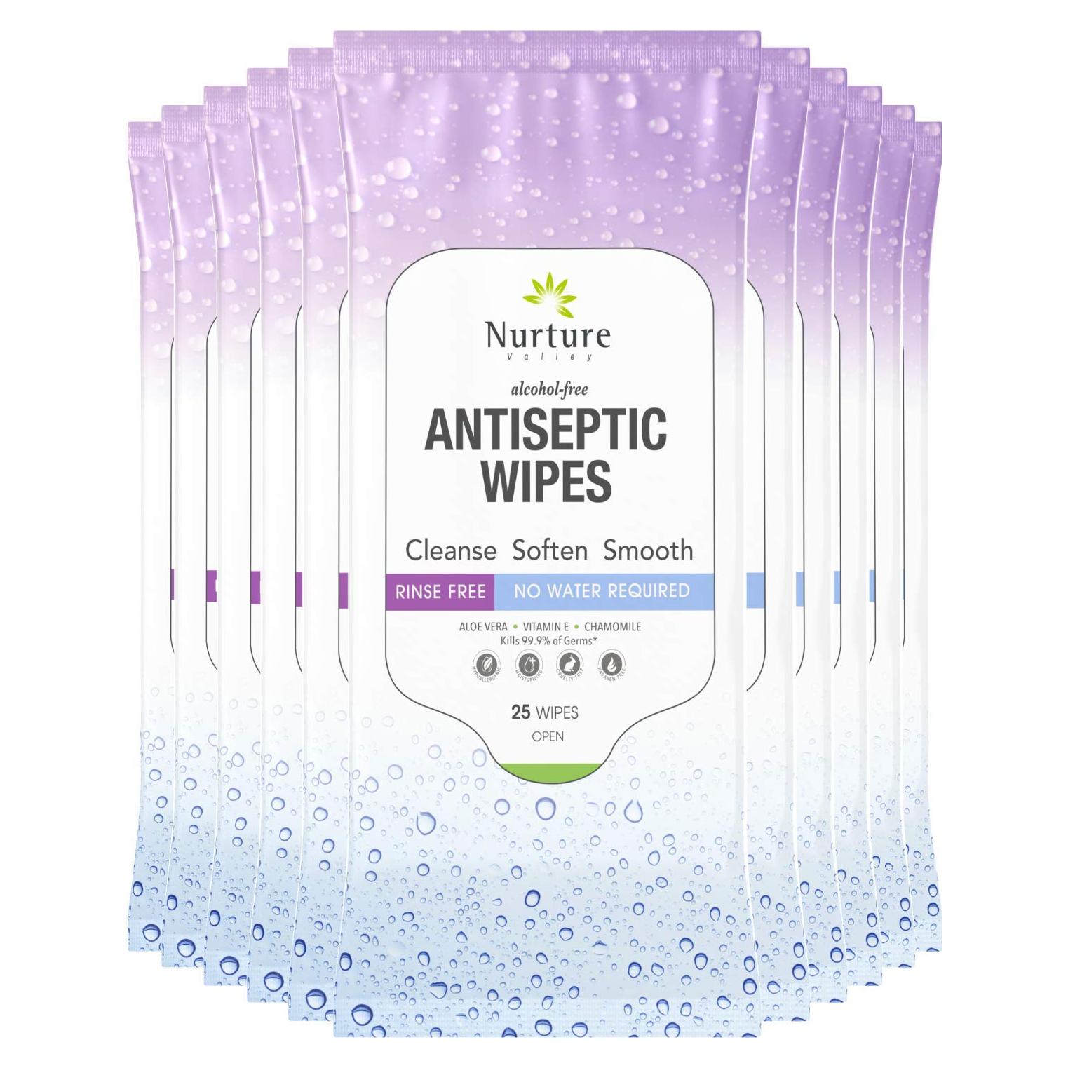 Toallitas Antibacteriales Nurture XL Sin Alcohol 60 Unidades