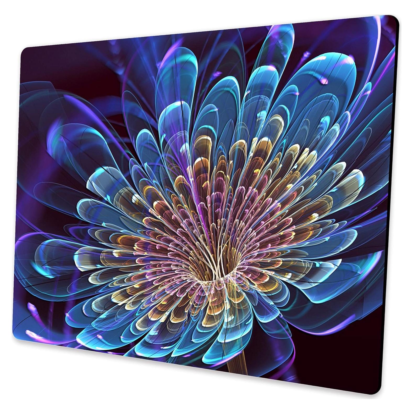 Alfombrilla de Ratón SHALYSONG 3D Flores 240x200mm Antideslizante