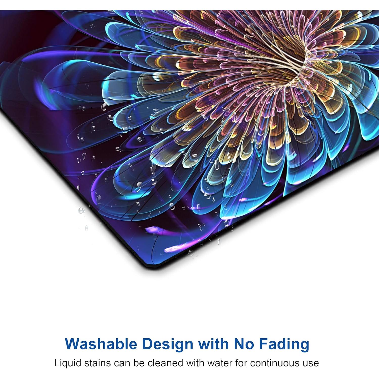 Alfombrilla de Ratón SHALYSONG 3D Flores 240x200mm Antideslizante