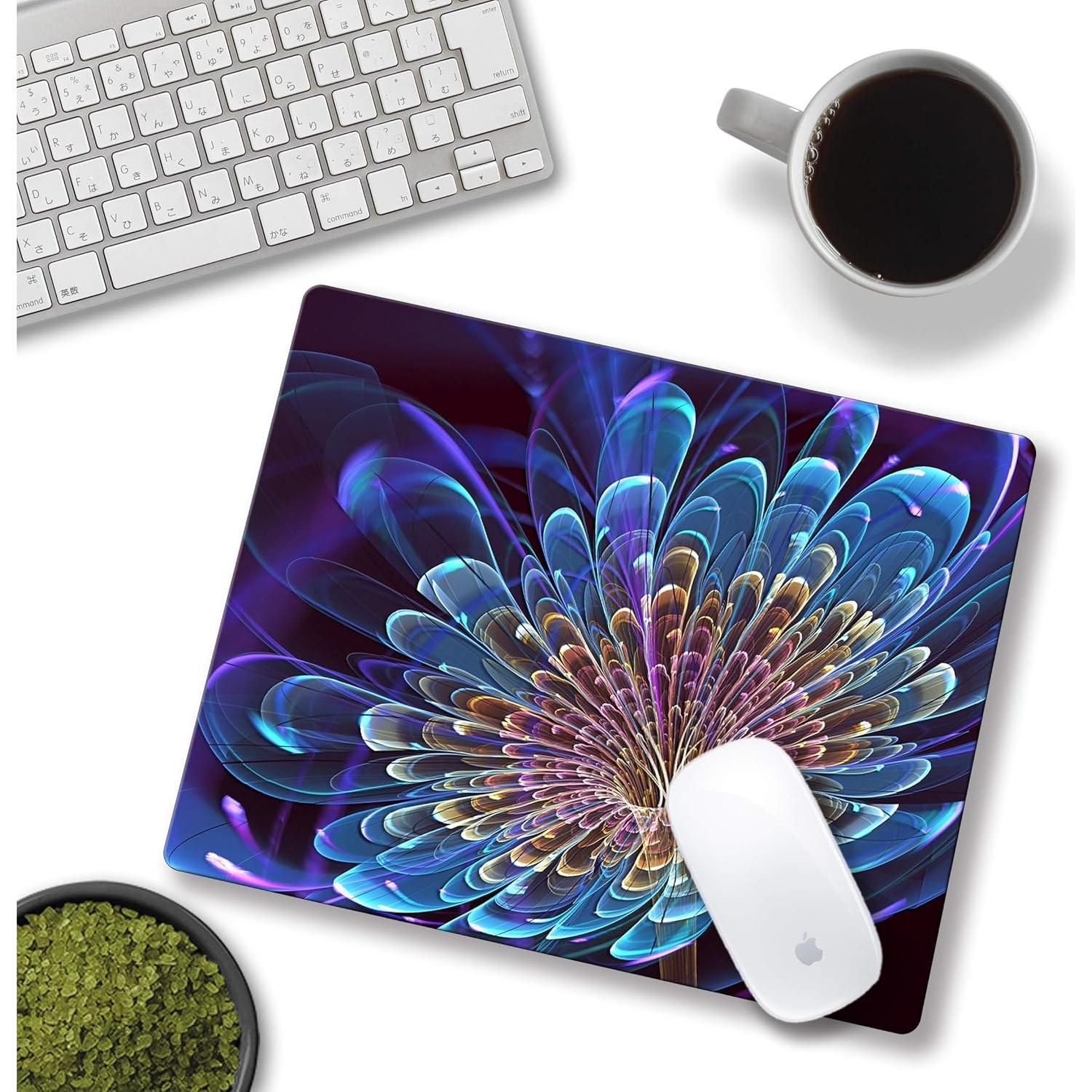 Alfombrilla de Ratón SHALYSONG 3D Flores 240x200mm Antideslizante