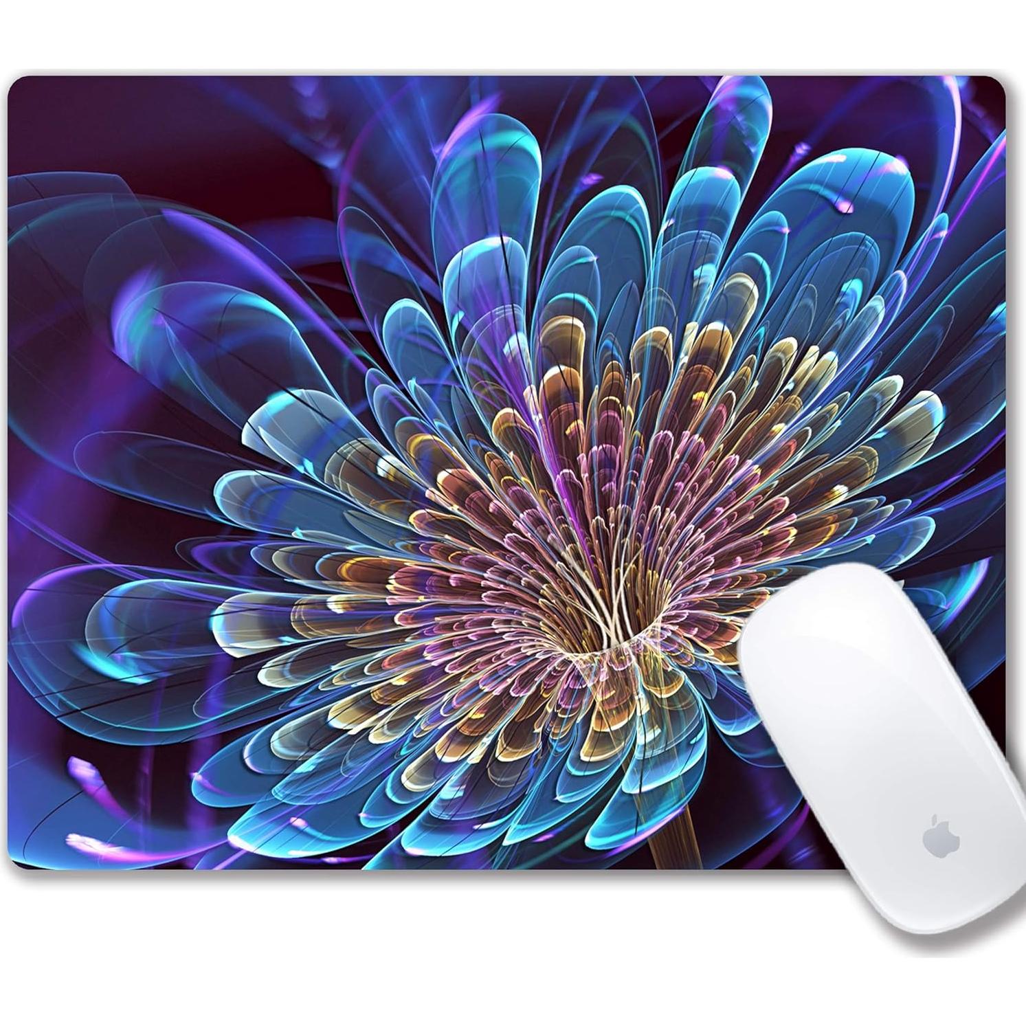 Alfombrilla de Ratón SHALYSONG 3D Flores 240x200mm Antideslizante