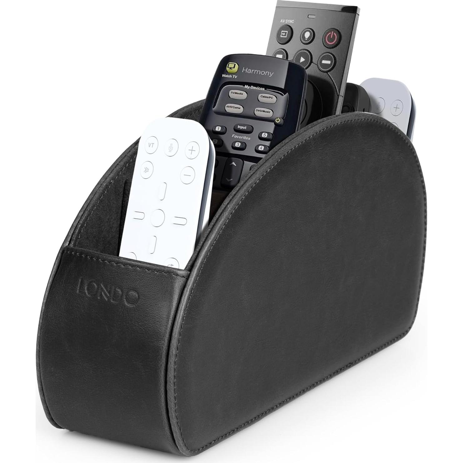 Soporte para Control Remoto Londo - Cuero PU 5 Bolsillos