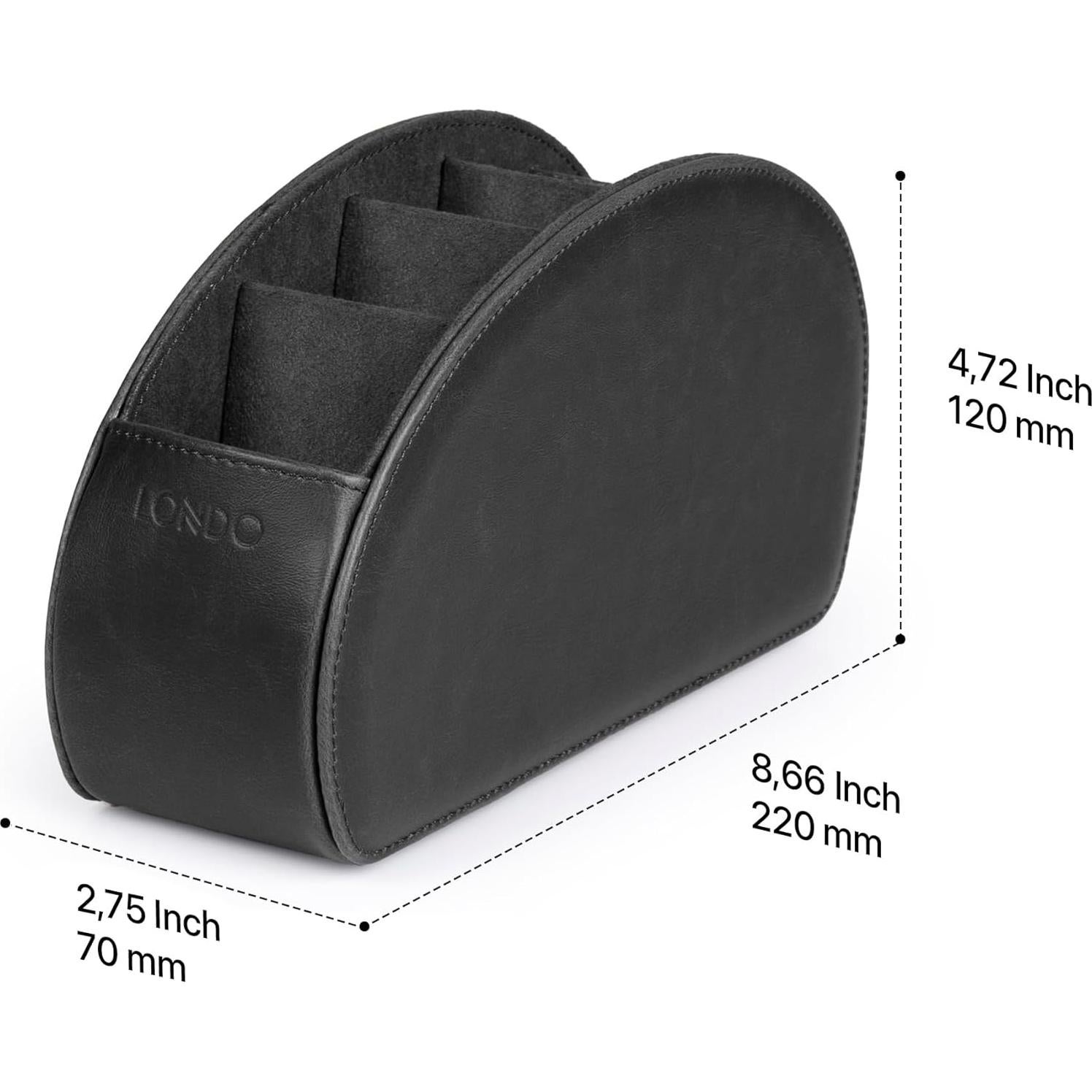 Soporte para Control Remoto Londo - Cuero PU 5 Bolsillos