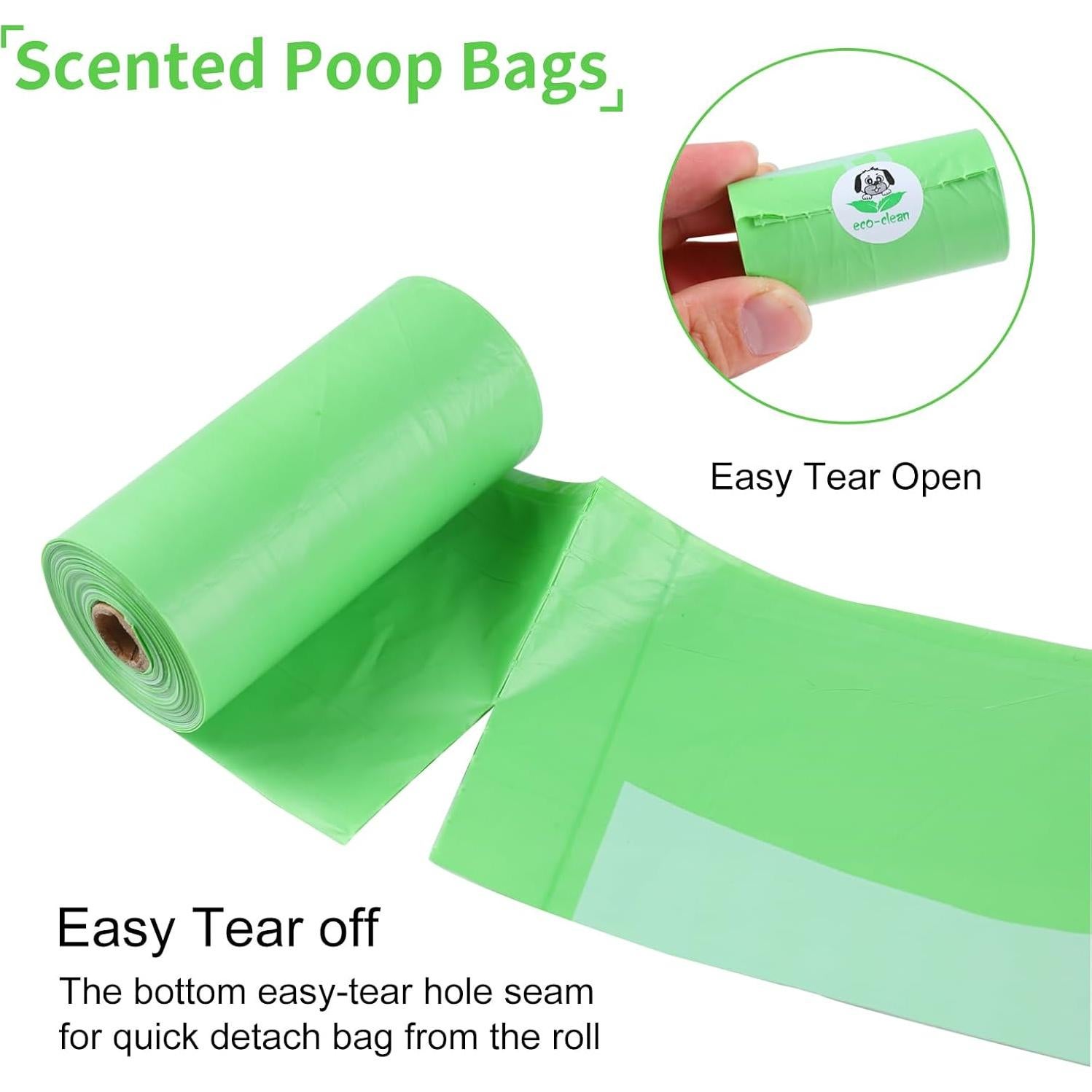 Bolsas de Poop para Perros ECO-CLEAN 360 Unidades Biodegradables