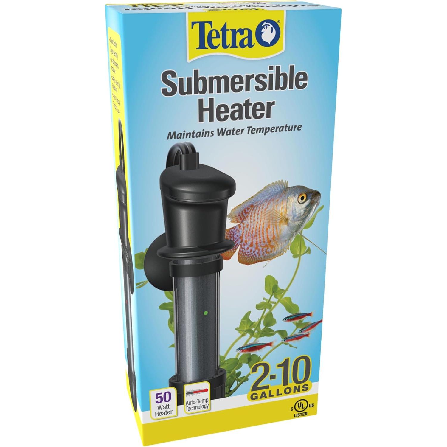 Calentador de Acuario Tetra HT 50W Sumergible 2-10 Galones
