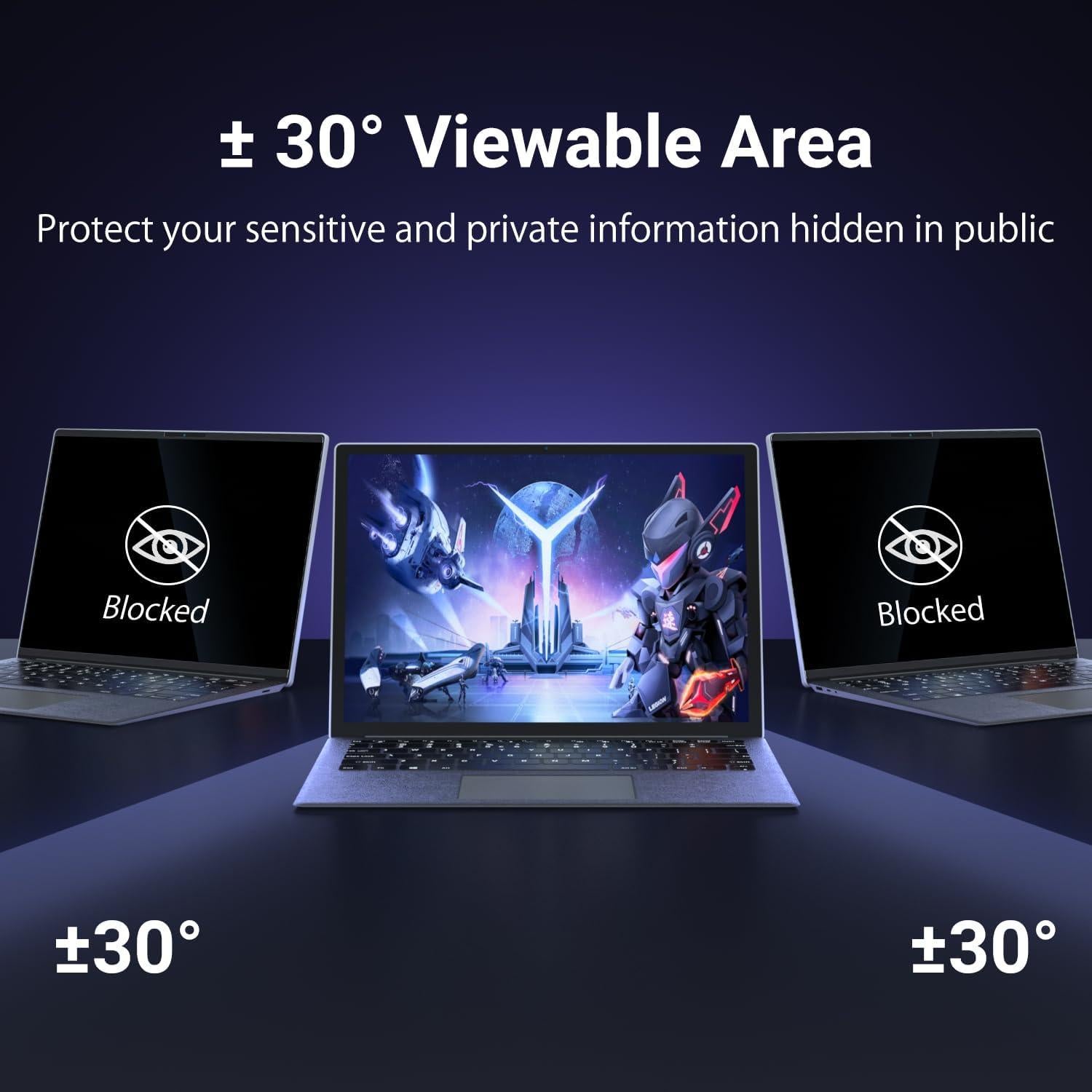 Pantalla de Privacidad ZOEGAA para Laptop Surface 15" Magnética