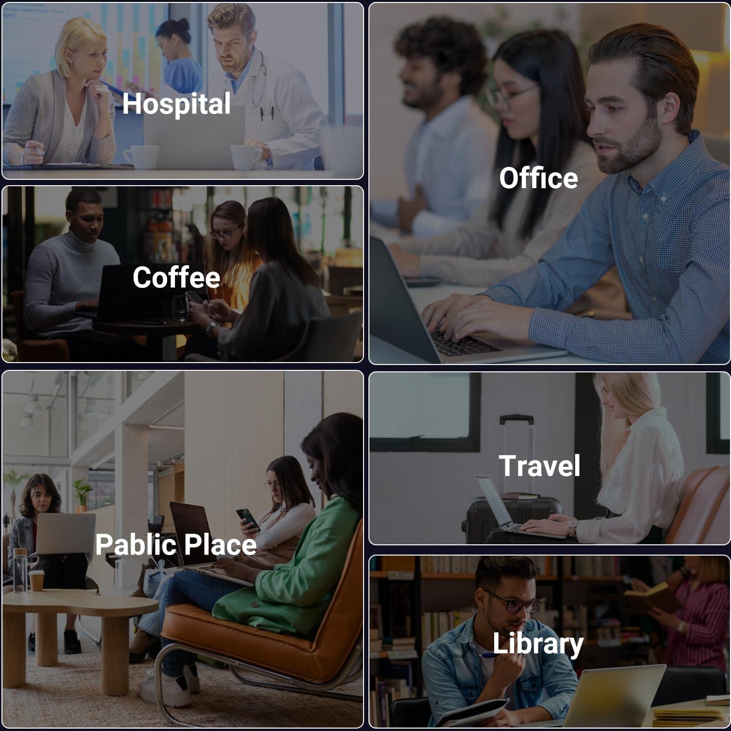 Pantalla de Privacidad ZOEGAA para Laptop Surface 15" Magnética