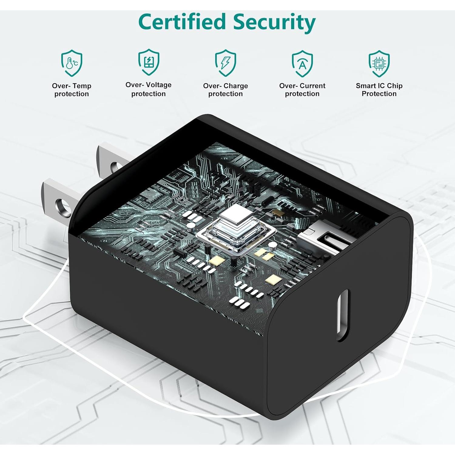 Cargador Magnético Rápido USB C para Apple Watch 1.83m Negro