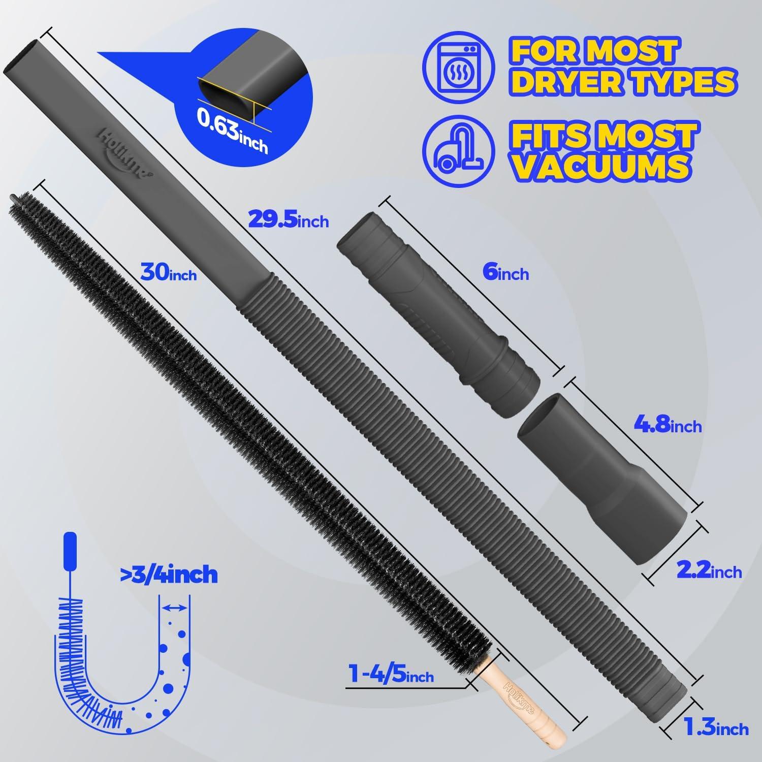 Kit Limpiador de Conductos de Secadora Holikme 2 Piezas