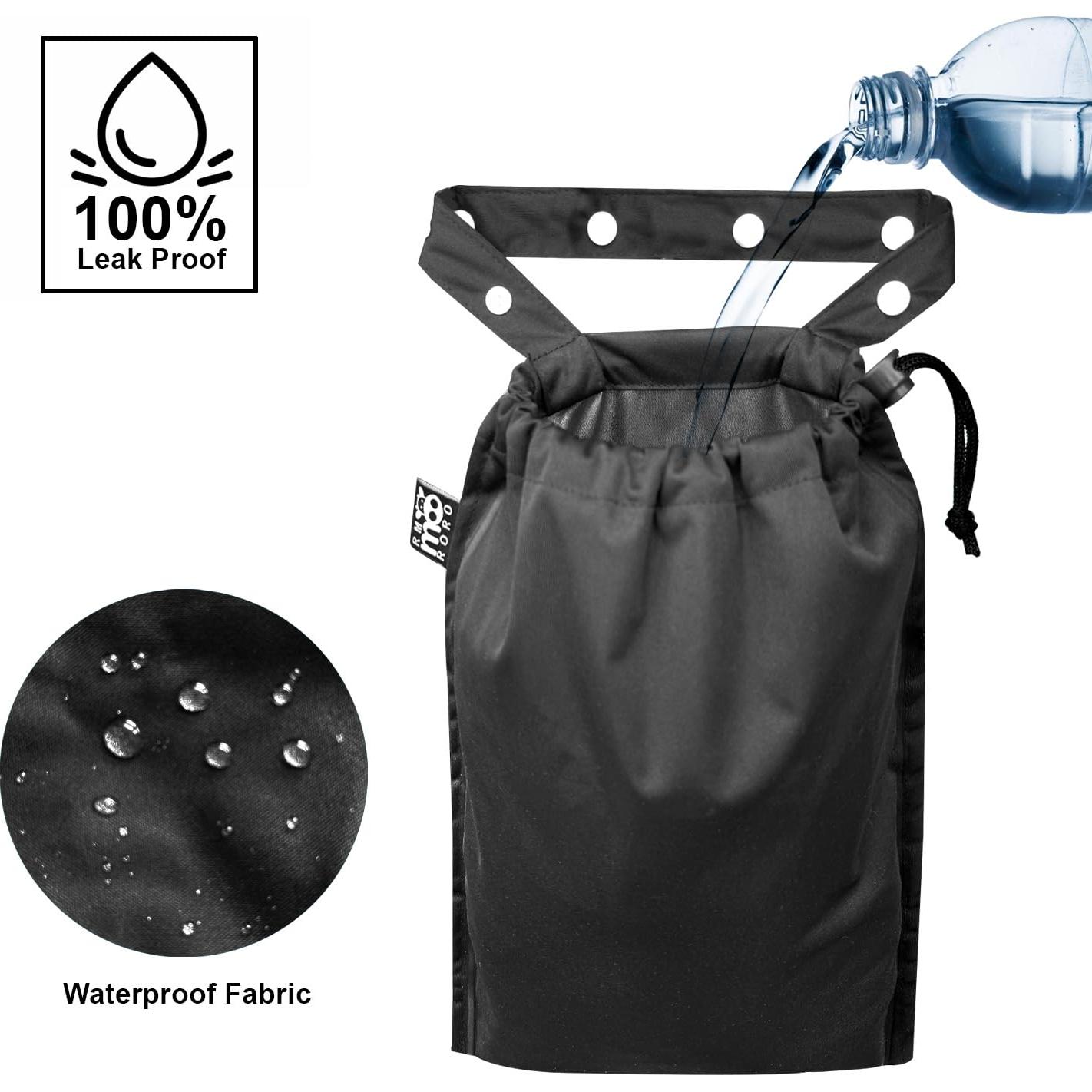 Bolsa de Basura para Auto RMMOORORO Impermeable Negra 26.9x37.1cm