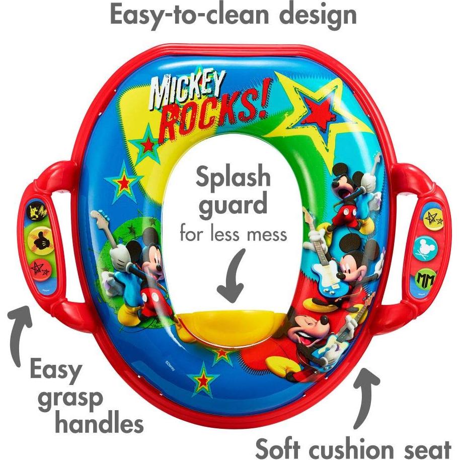 Asiento de Inodoro Suave Disney Mickey Mouse - 18 Meses+