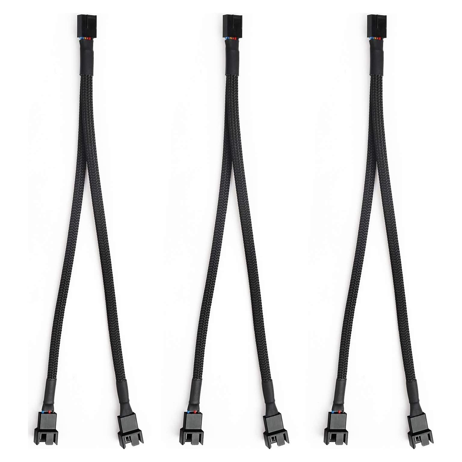 Cable Divisor de Ventilador PWM Aypzuke 1 a 2 - 3 Paquete