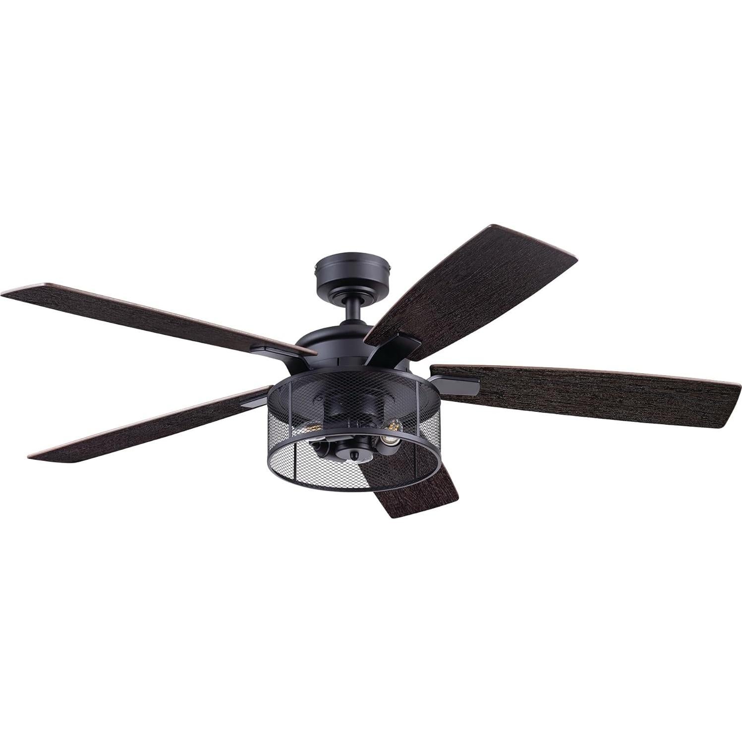 Ventilador de Techo Honeywell Carnegie 132 cm con Luz y Control Remoto