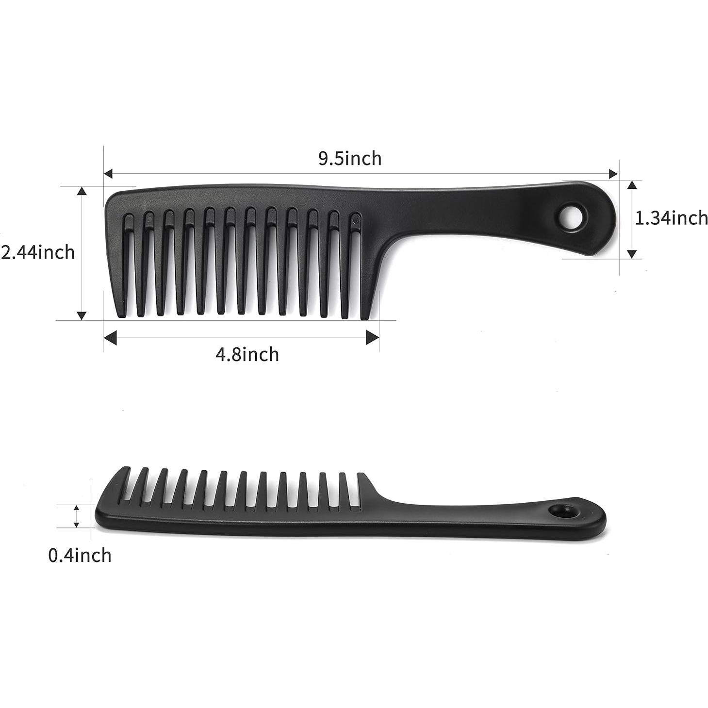 Peine de Dientes Anchos GAONSWOE para Cabello Rizado y Húmedo