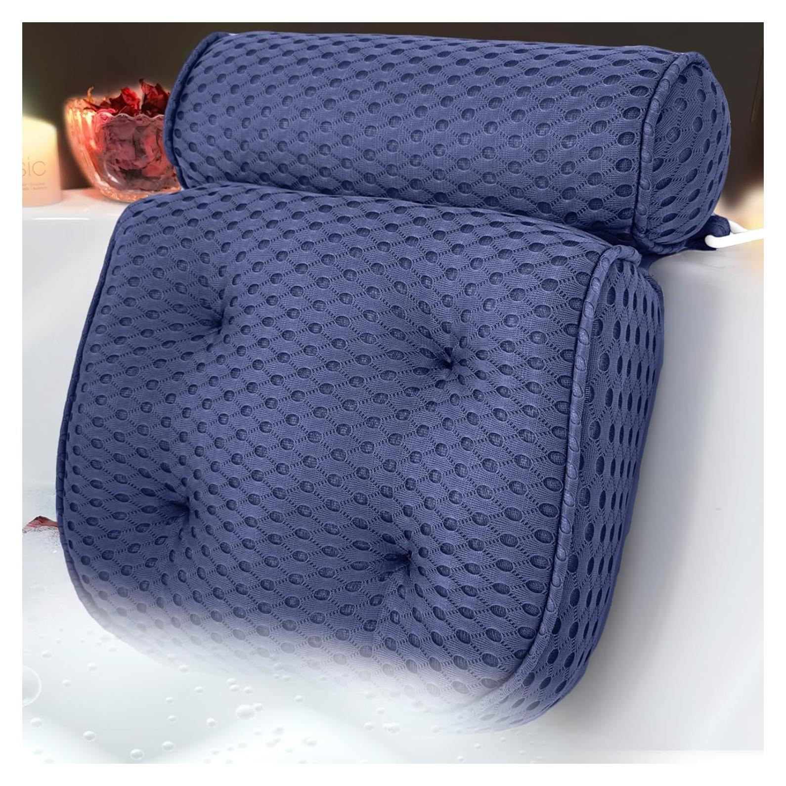 Almohada de Baño AEROiVi de Malla Espaciadora - Soporte Cabeza y Cuello