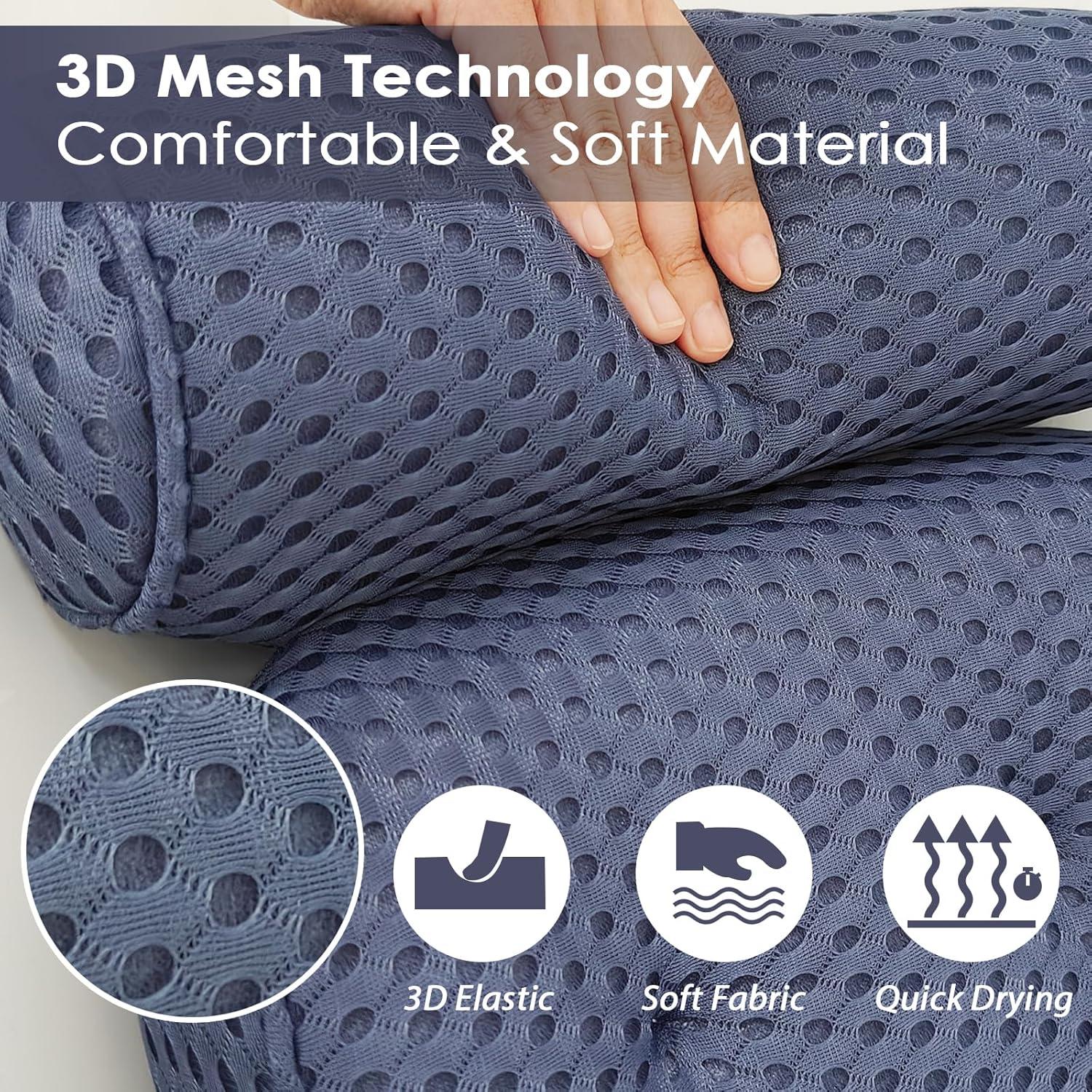 Almohada de Baño AEROiVi de Malla Espaciadora - Soporte Cabeza y Cuello